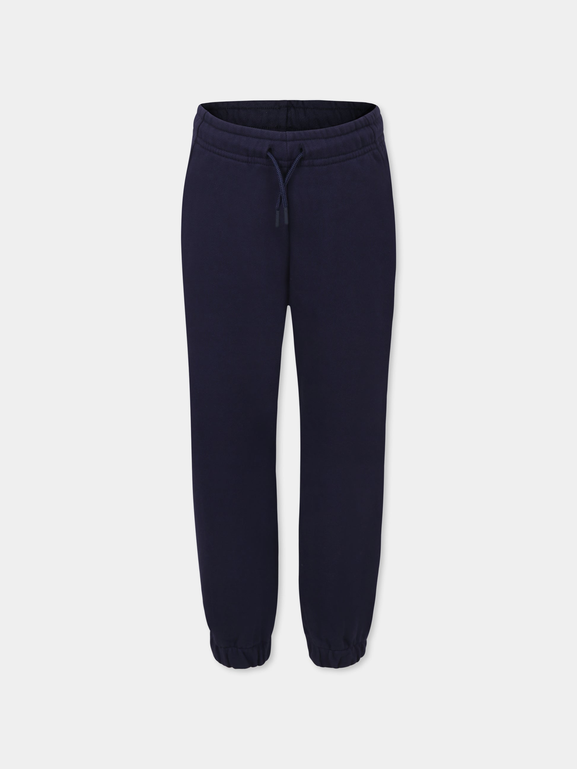 Pantaloni blu per bambini con logo,Kenzo Kids,K61008 848