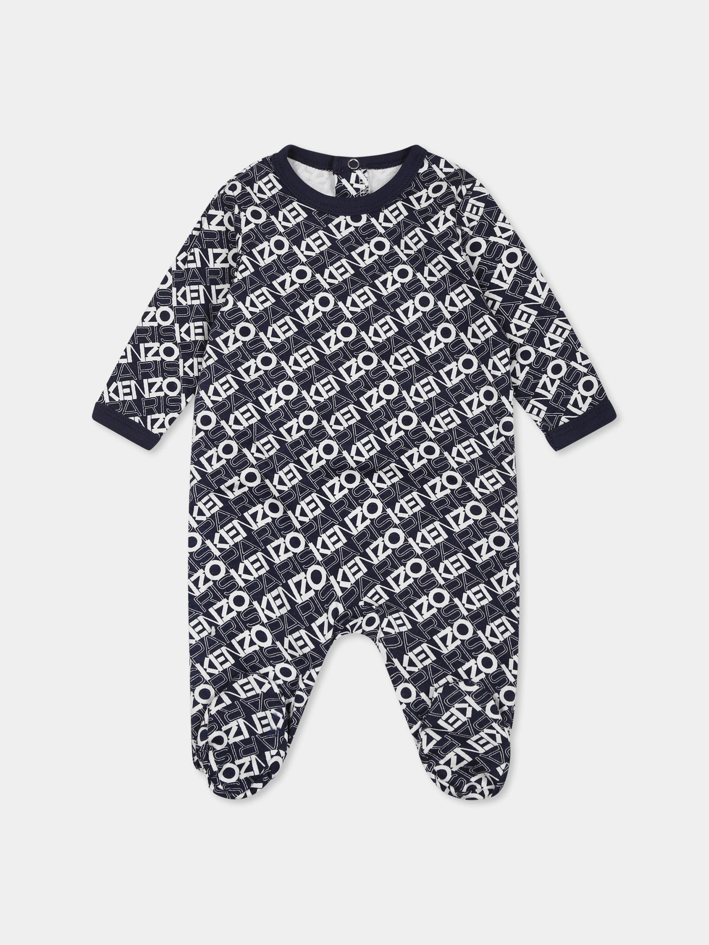 Set tutine multicolor per neonato con logo,Kenzo Kids,K60872 117
