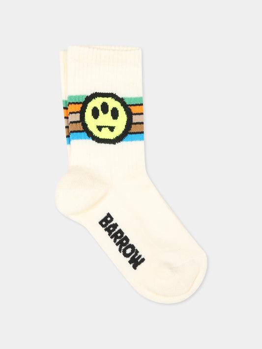 Calze avorio per bambini con smile,Barrow,S4BKJUSO093 013