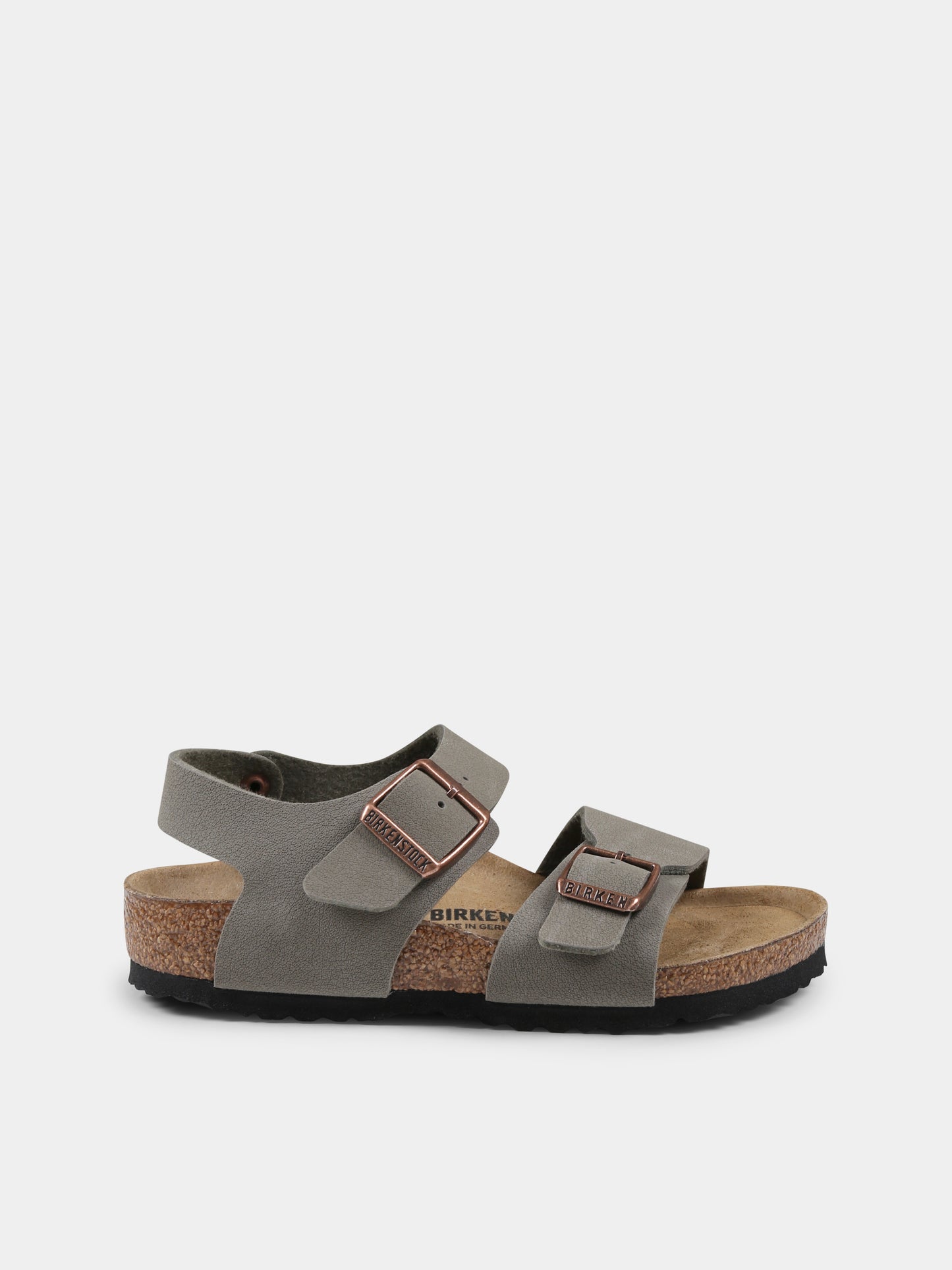 Sandali New York marroni per bambino,Birkenstock,1029747 NEW YORK