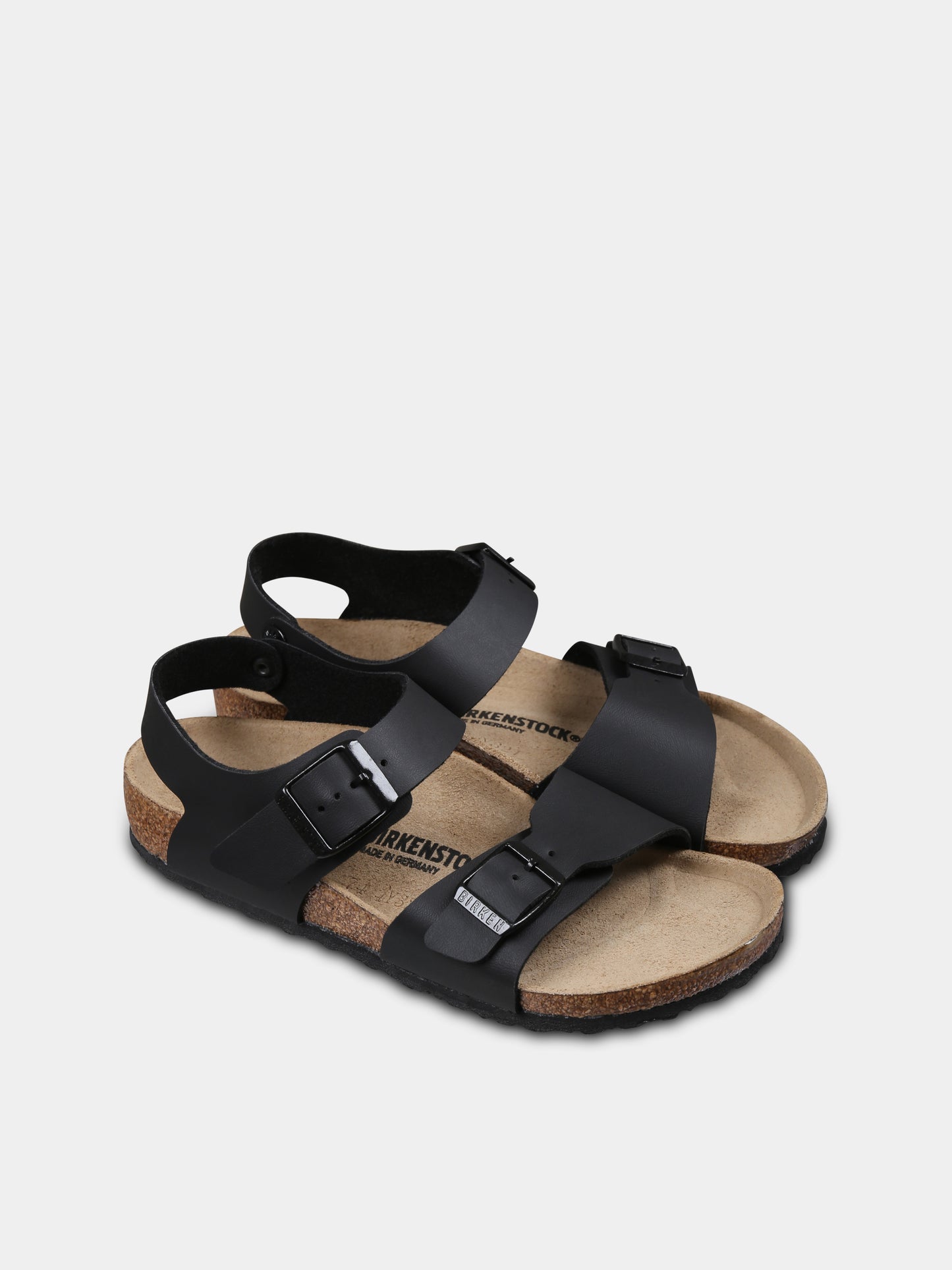 Sandali neri New York per bambino,Birkenstock,187603 NEW YORK