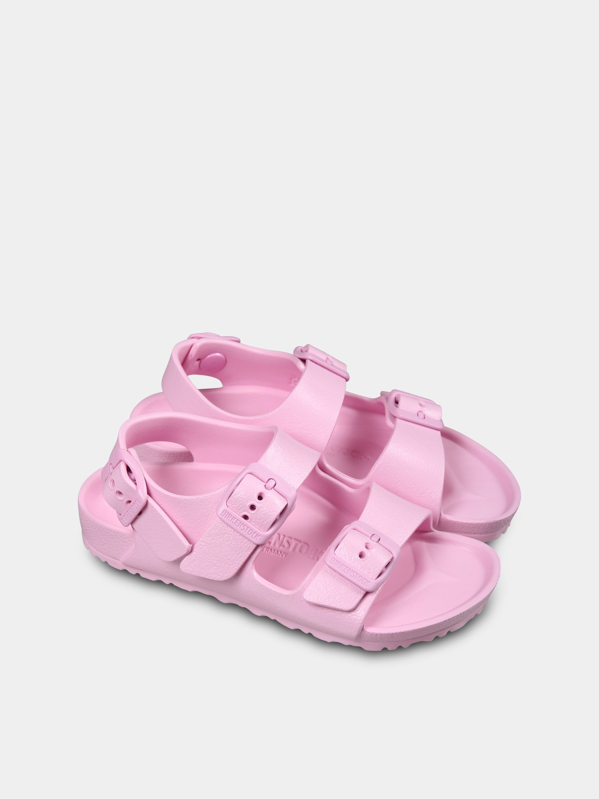 Sandali Milano Eva rosa per bambina,Birkenstock,1029544 MILANO GOMMA