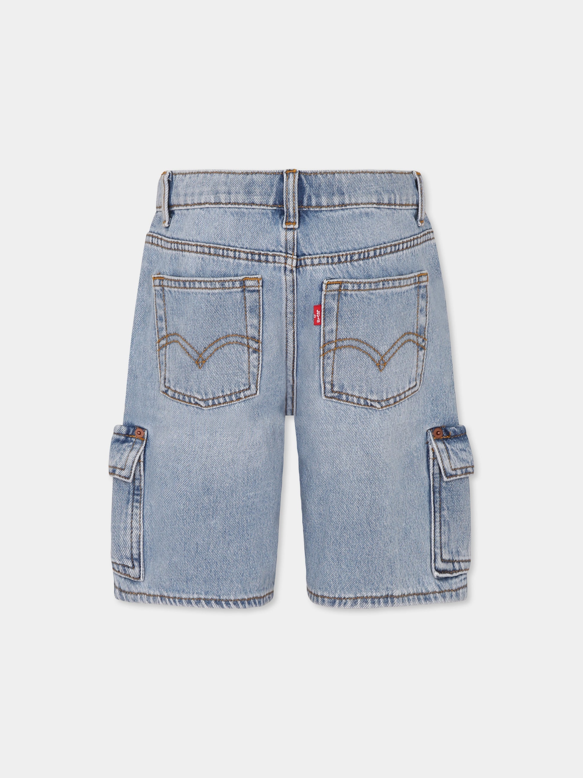 Shorts denim per bambino con logo,Levi's Kids,M377 L9K