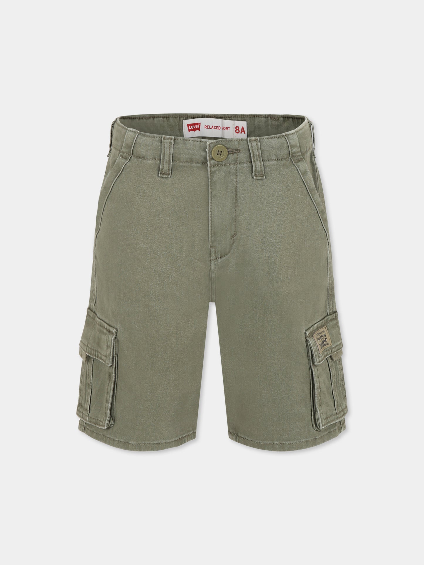 Shorts verdi per bambino,Levi's Kids,M381 EHF