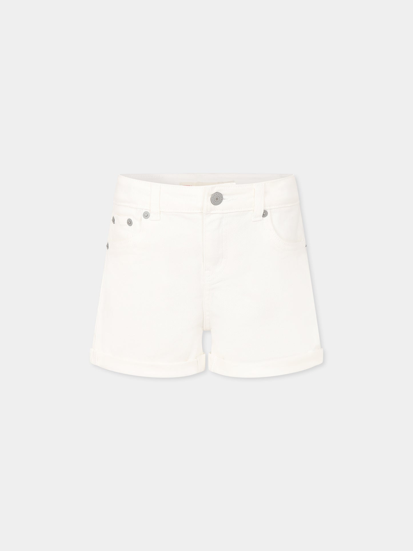 Shorts bianchi per bambina,Levi's Kids,H272 X38