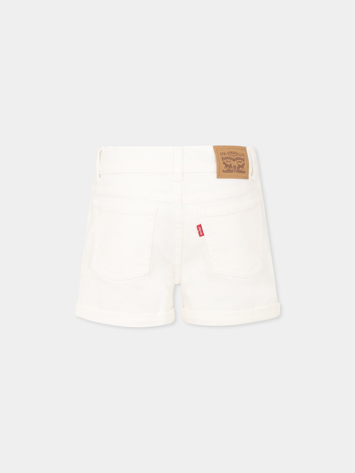 Shorts bianchi per bambina,Levi's Kids,H272 X38