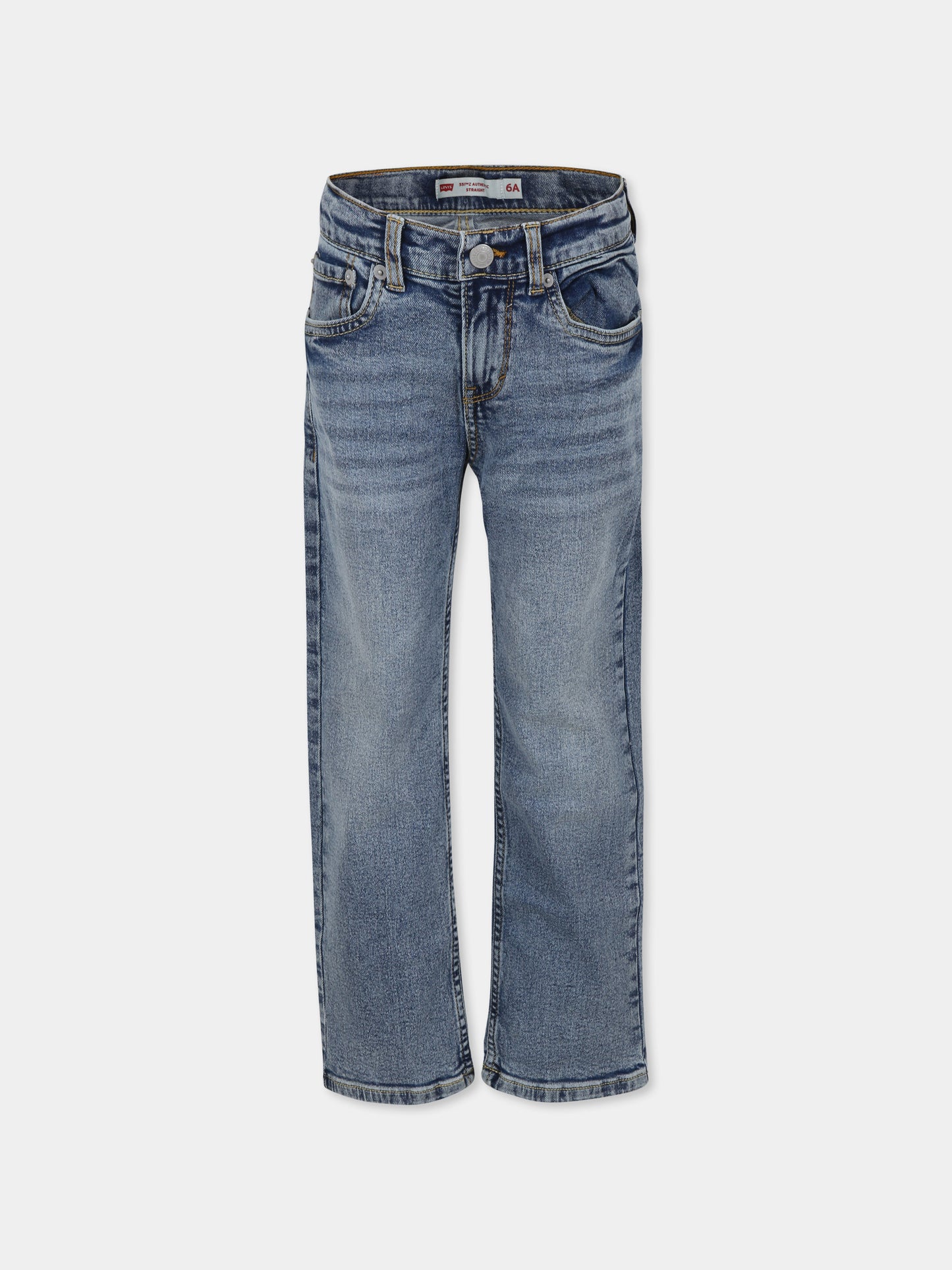 Jeans 551Z blu per bambino con logo,Levi's Kids,24SLK8ED512 L5D