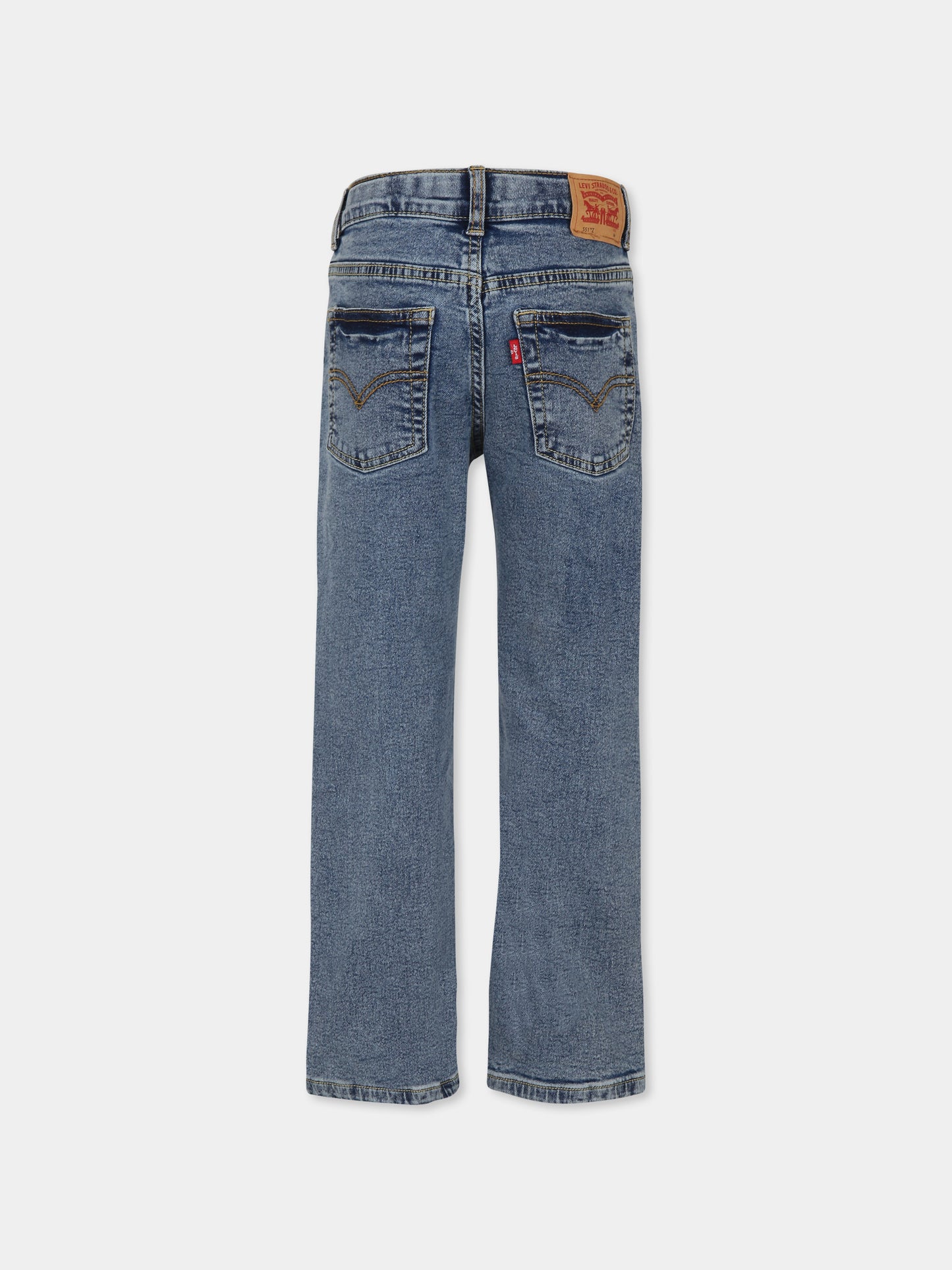 Jeans 551Z blu per bambino con logo,Levi's Kids,24SLK8ED512 L5D