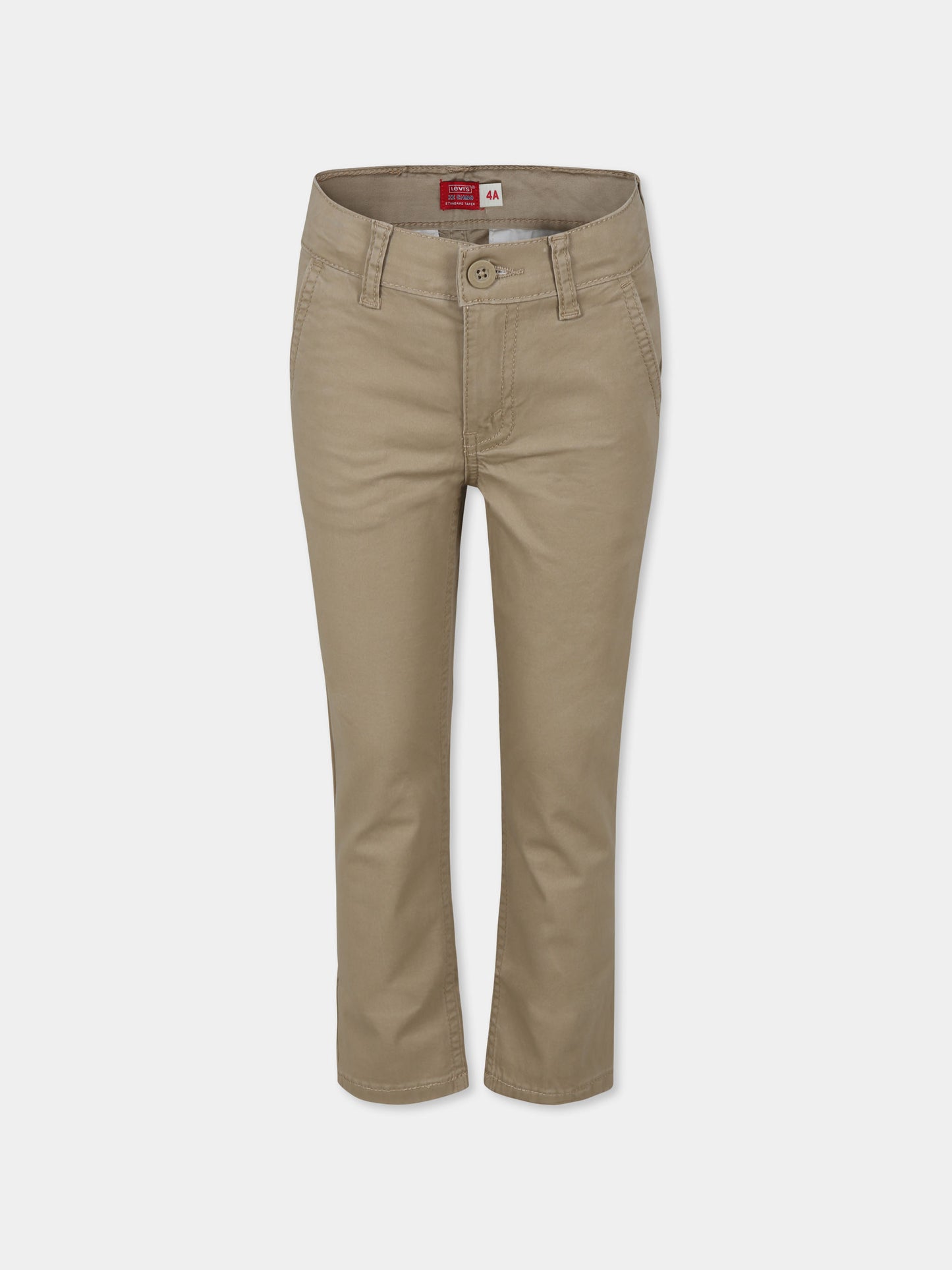 Pantaloni marroni per bambino con logo,Levi's Kids,24S24SMLK8EK792 Y16