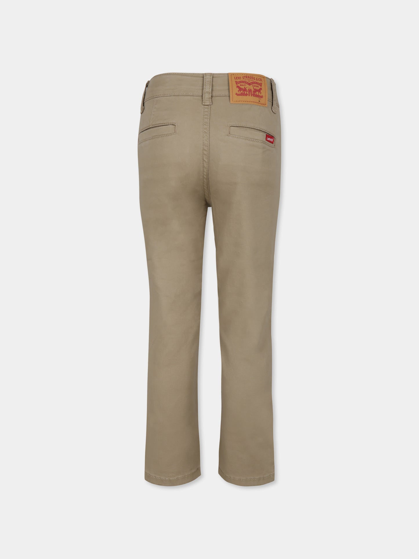 Pantaloni marroni per bambino con logo,Levi's Kids,24S24SMLK8EK792 Y16