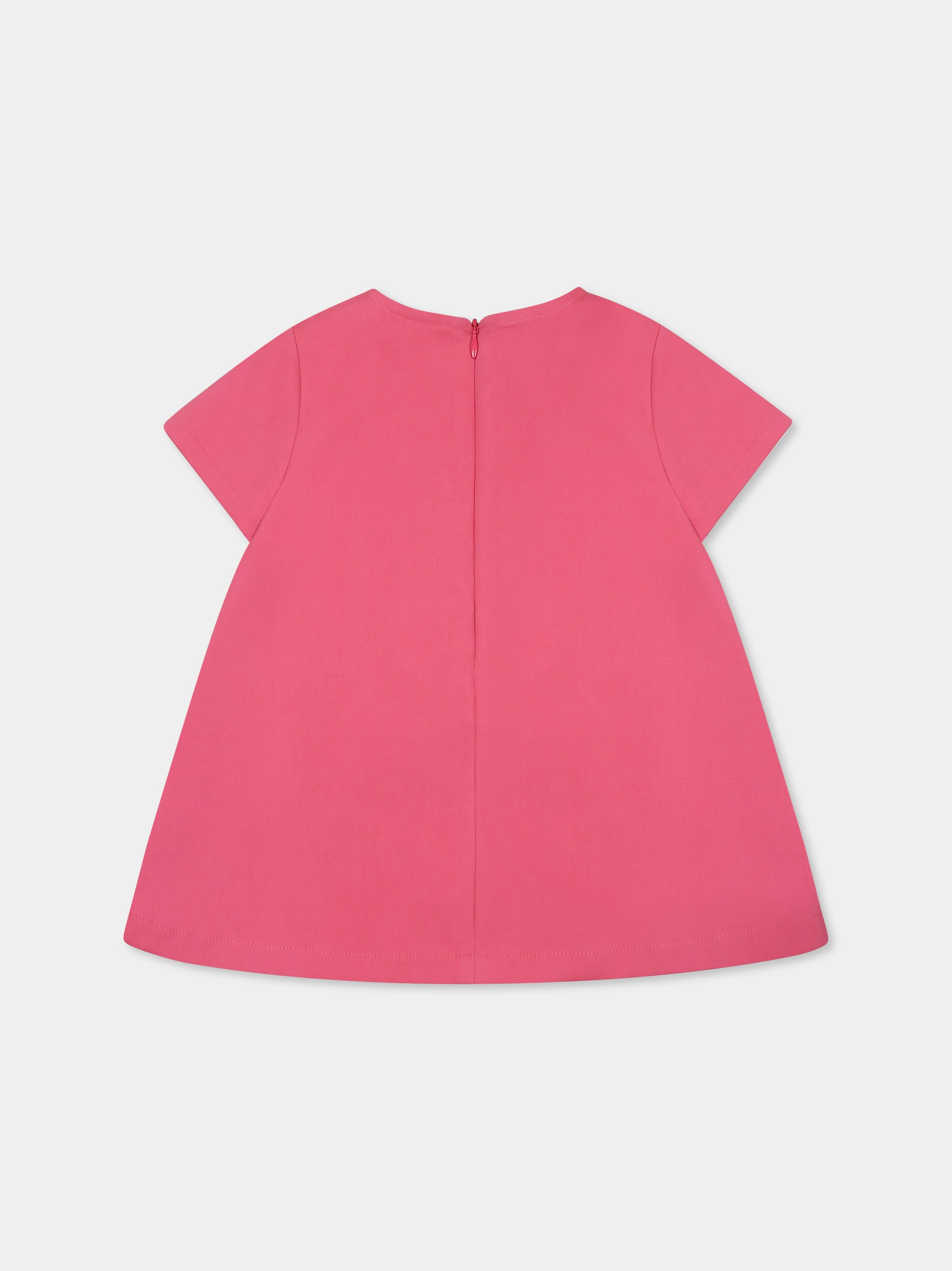 Vestito fucsia per neonata con fiocchi,Simonetta,SW1061 S0201 51F