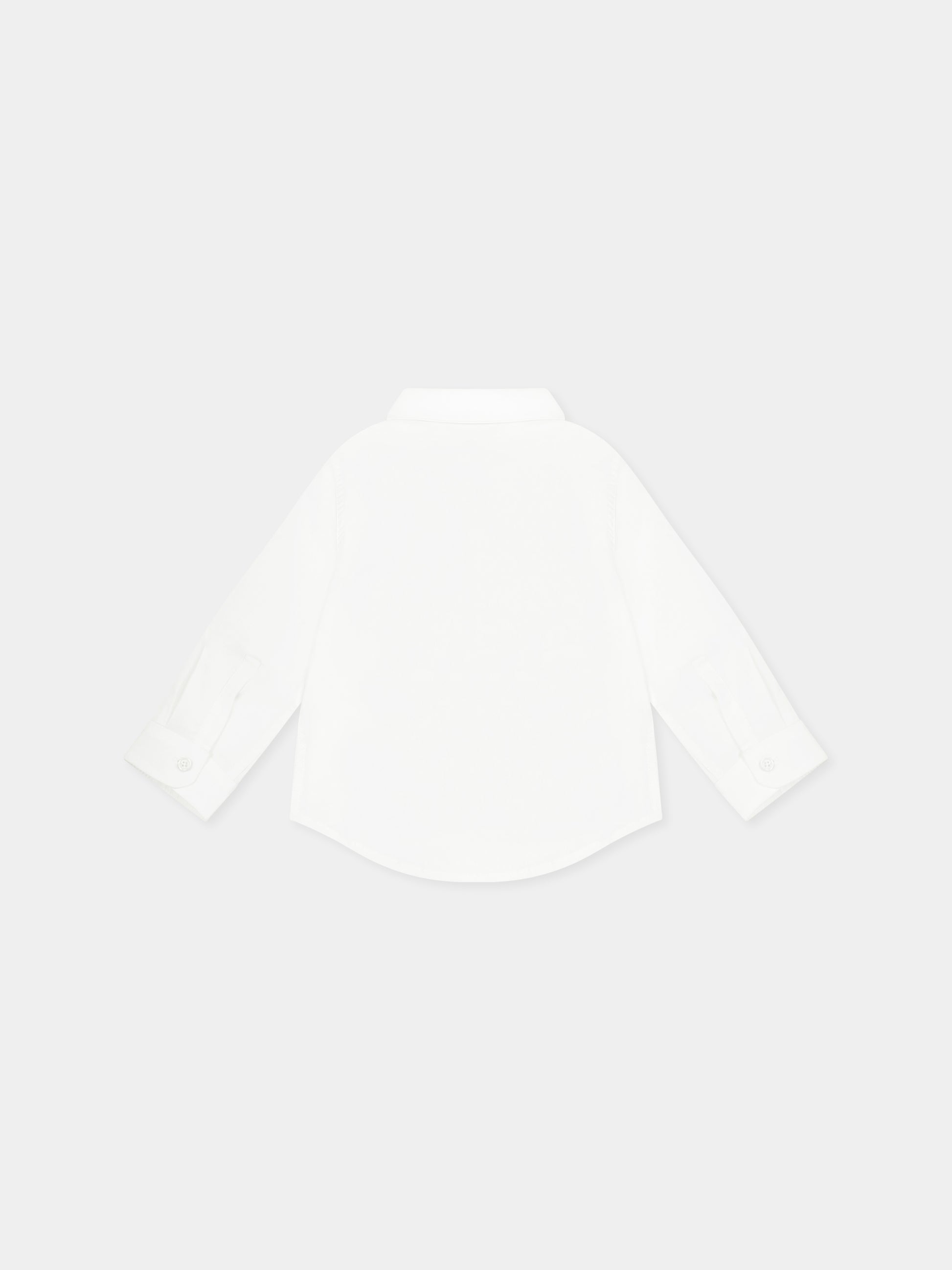 Camicia bianca per neonato con labirinto,Balmain Kids,BW5500 P0479 100OR