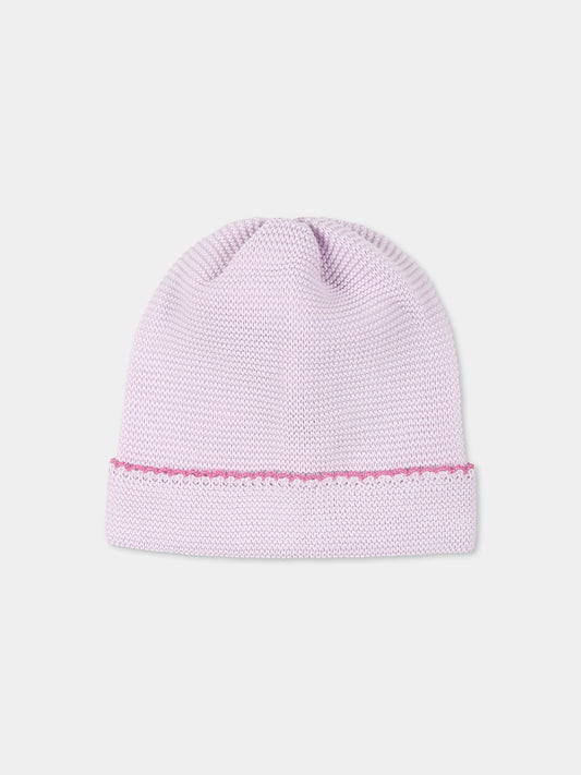 Cappello lilla per neonata,Little Bear,1121 GLICINE/PEONIA