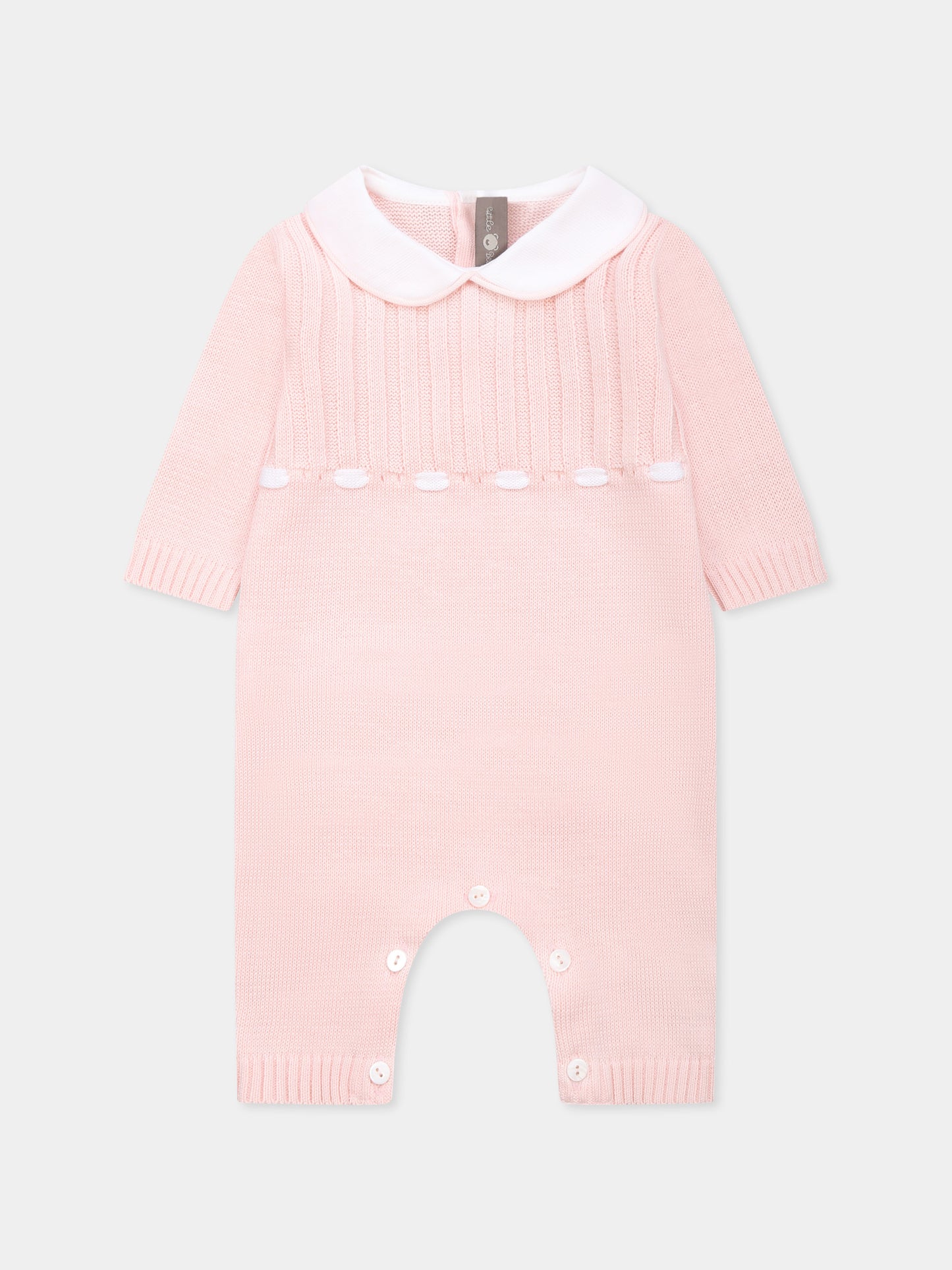 Pink babygrow for baby girl