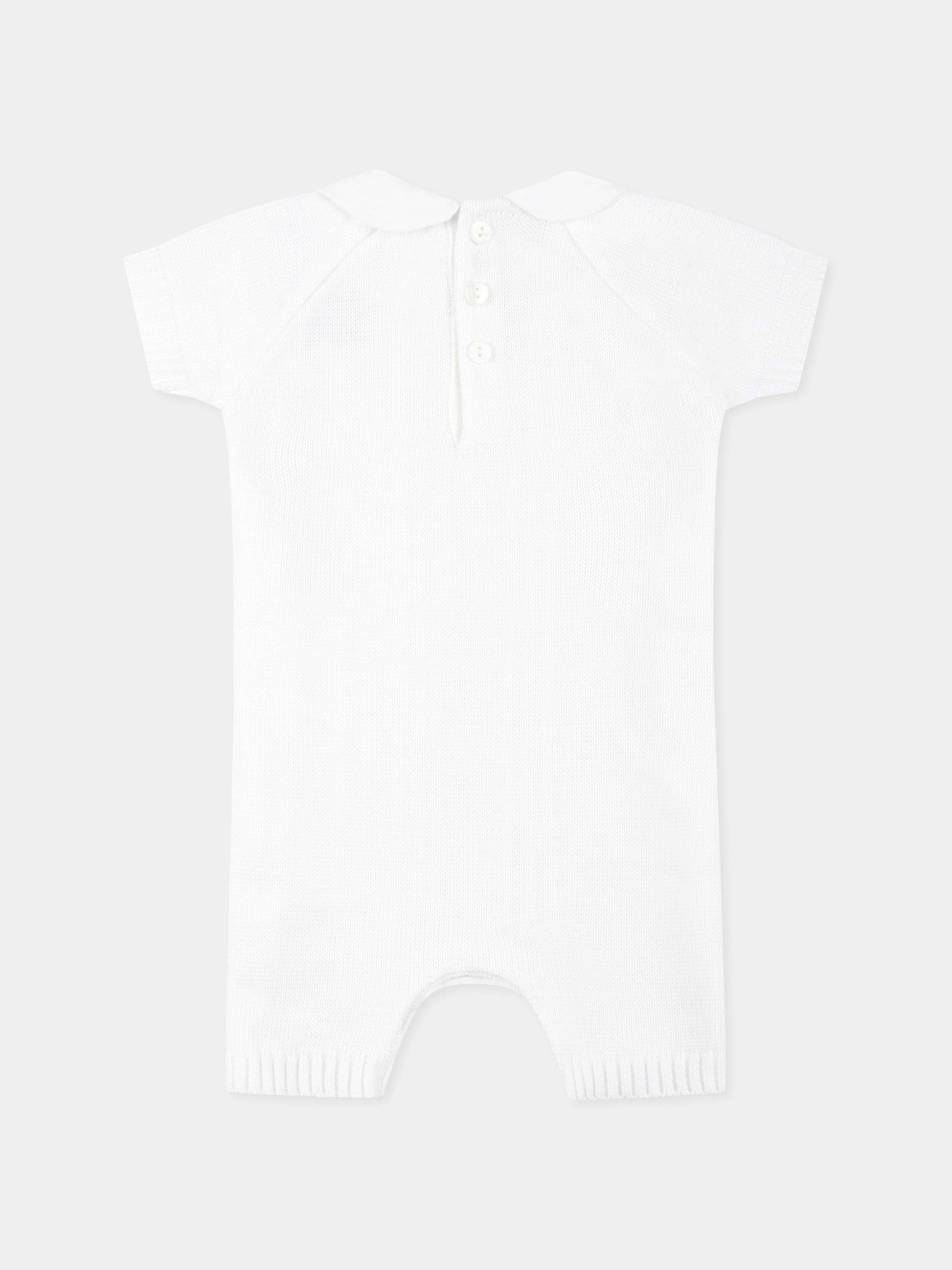 Pagliaccetto bianco per neonati,Little Bear,1113 BIANCO