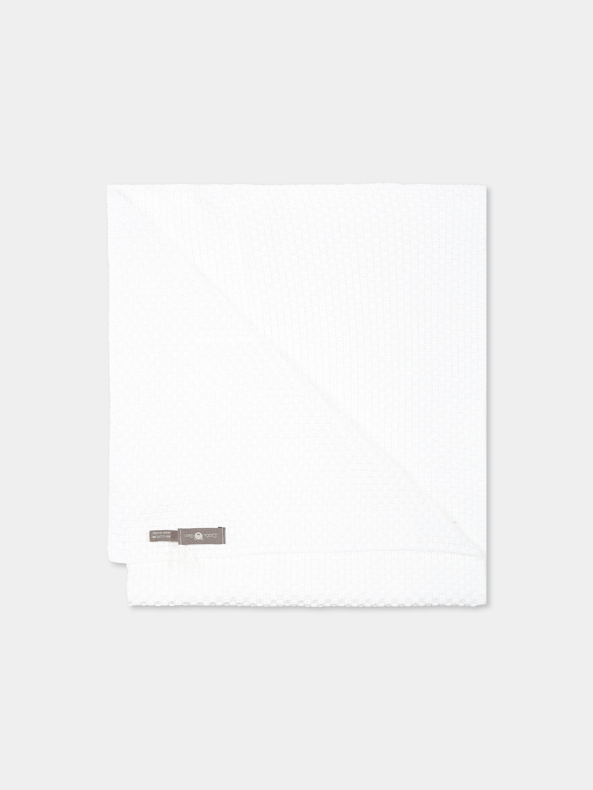 Coperta bianca per neonati,Little Bear,1129 BIANCO