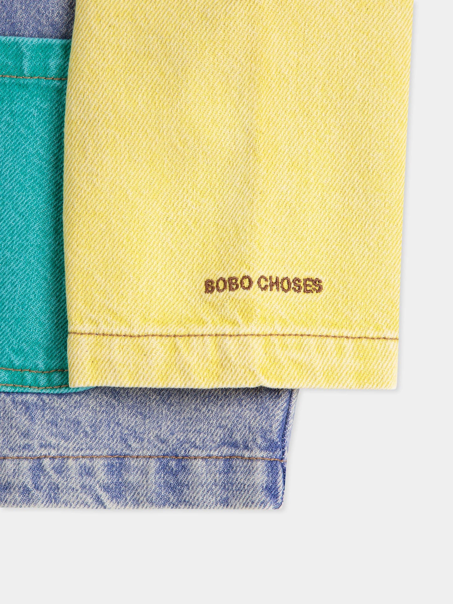 Camicia denim per bambini con logo,Bobo Choses,B125AC106