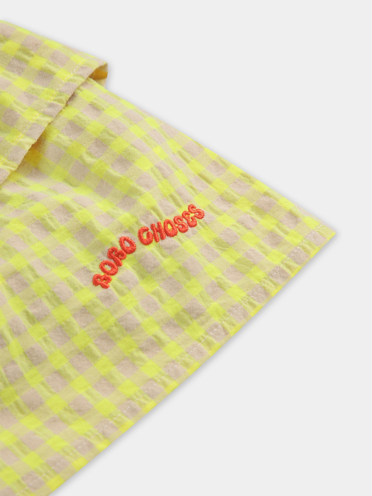 Gonna gialla per bambina con logo,Bobo Choses,B125AC068