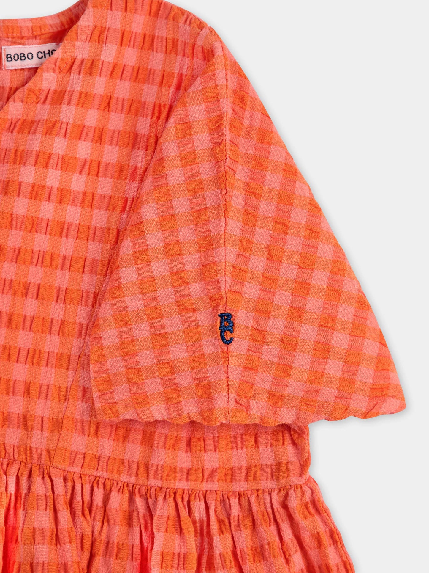 Vestito rosso per bambina con girasole,Bobo Choses,B125AC091