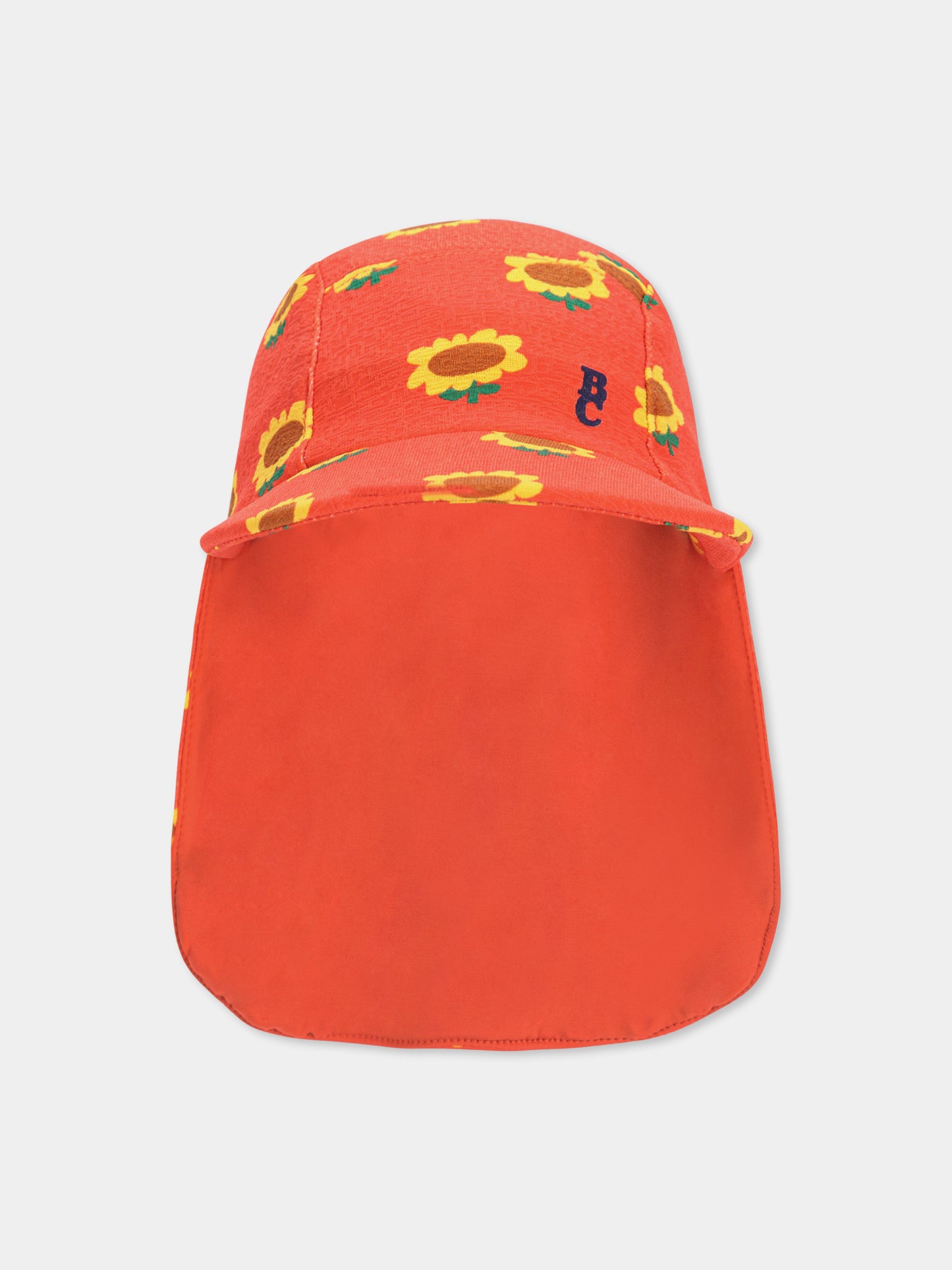 Cappello rosso per bambina con girasoli all over,Bobo Choses,B125AI020