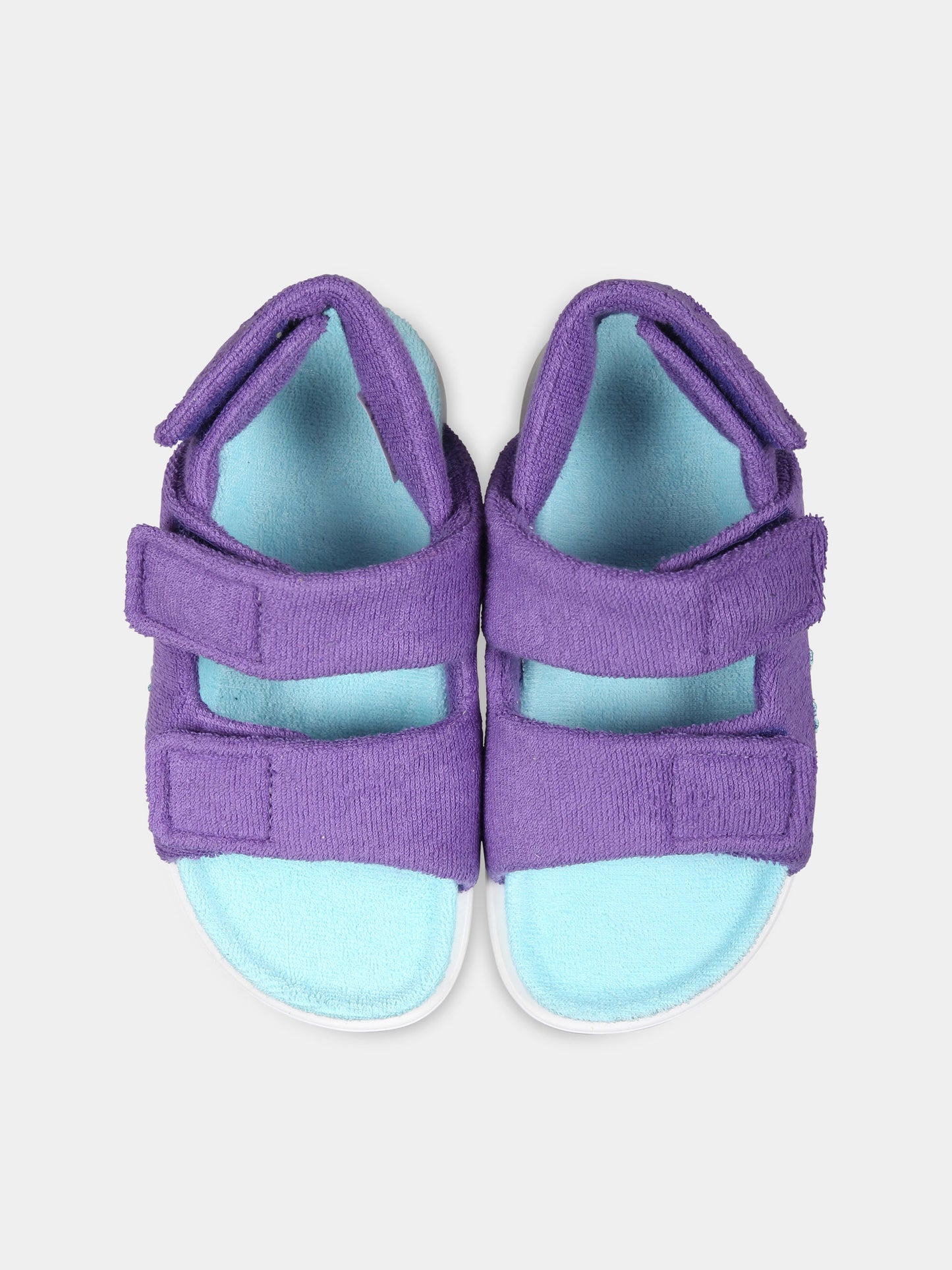 Sandali viola per bambina con logo,Marni Kids,79561 2