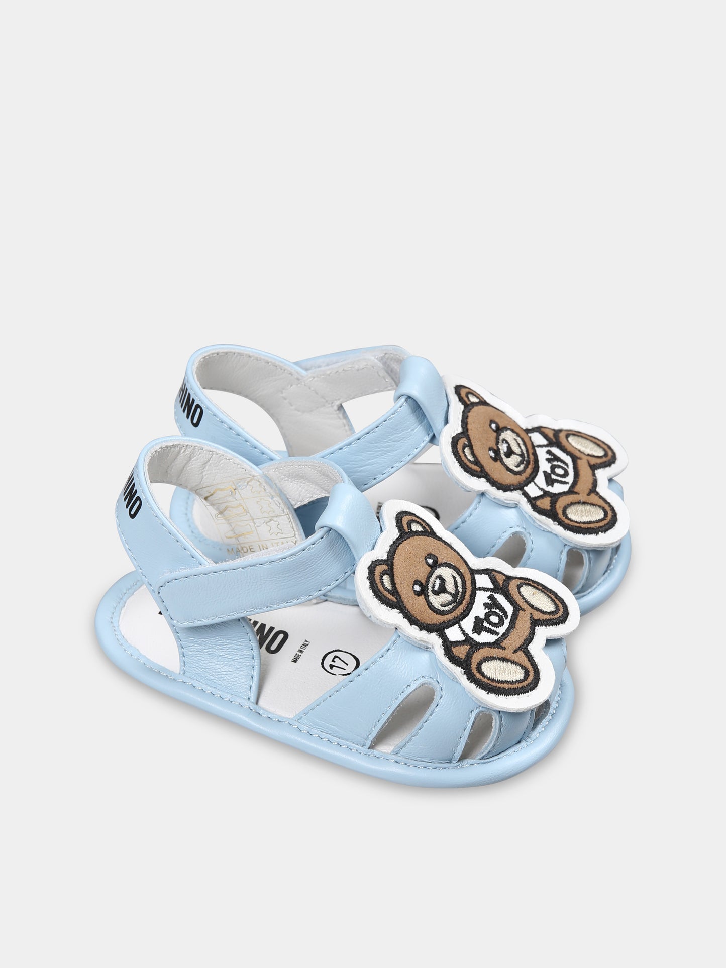 Ragnetti celesti per neonato con Teddy Bear,Moschino Kids,80386 2