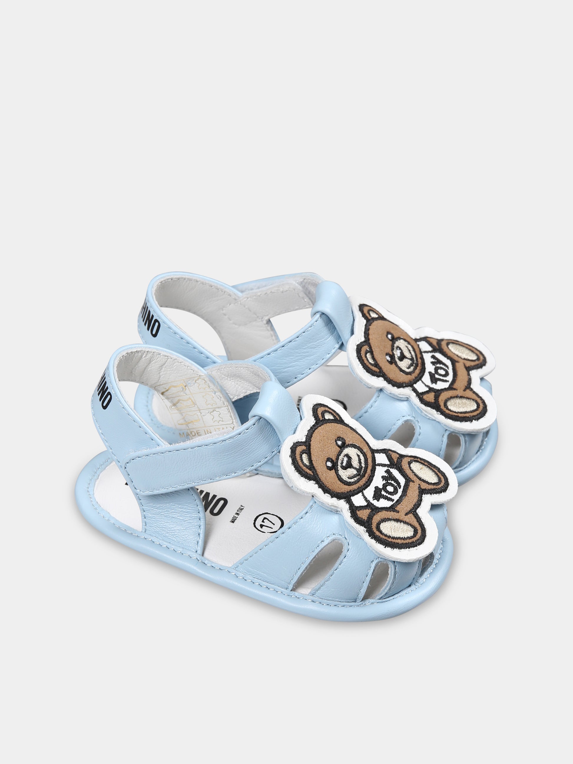 Ragnetti celesti per neonato con Teddy Bear,Moschino Kids,80386 2