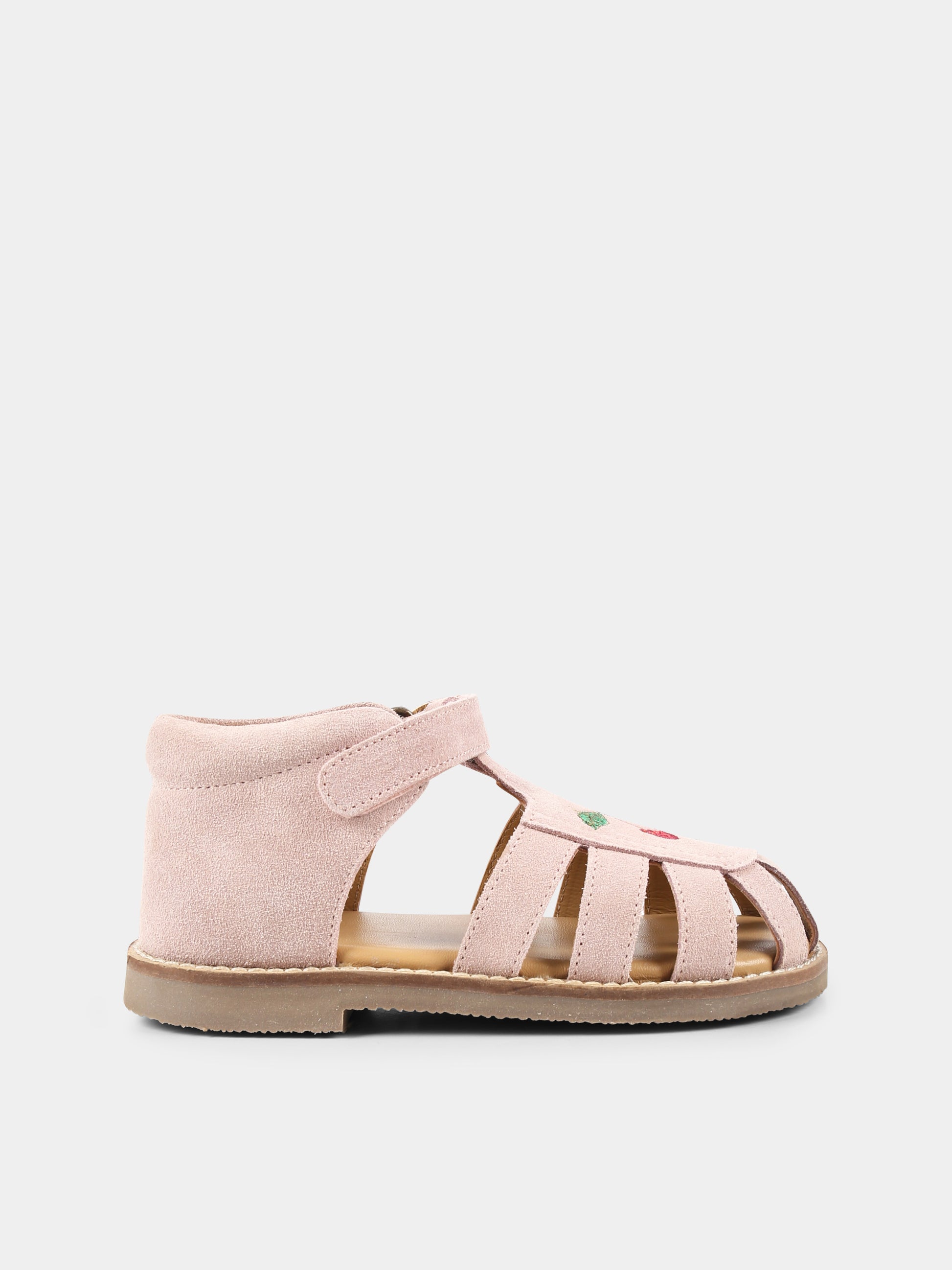 Ragnetti rosa per bambina con ciliegie,Konges Sløjd,KS102569 NUAGE