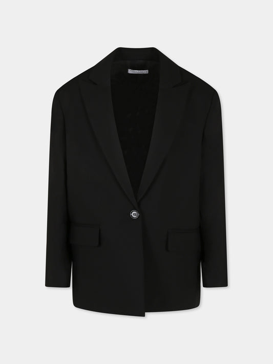 Giacca nera per bambina,Philosophy,I1E104 5133 P050