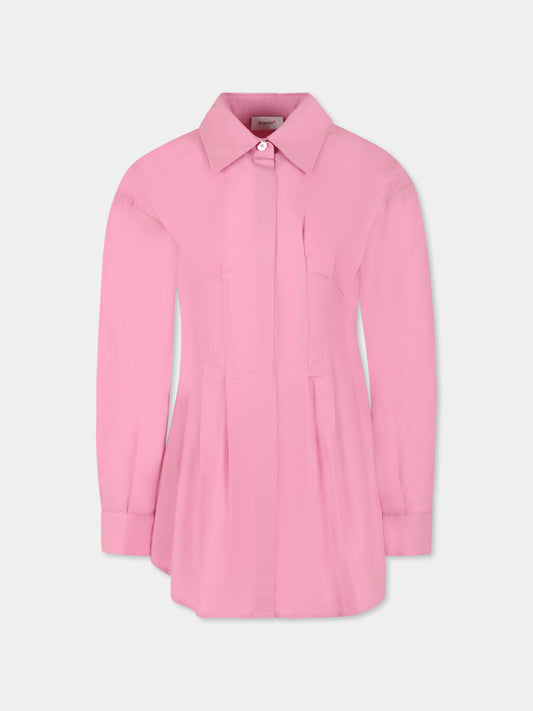 Vestito rosa per bambina con logo,Pinko,KFAB009 0 CA101 C038