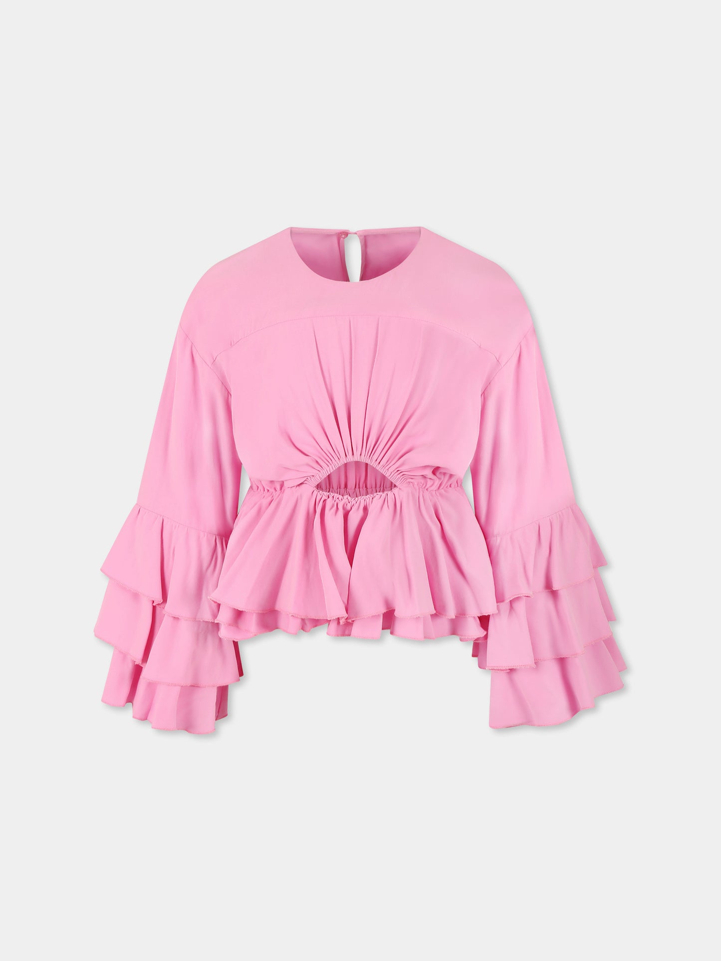 Top rosa per bambina,Pinko,KFCA007 0 VI024 C038