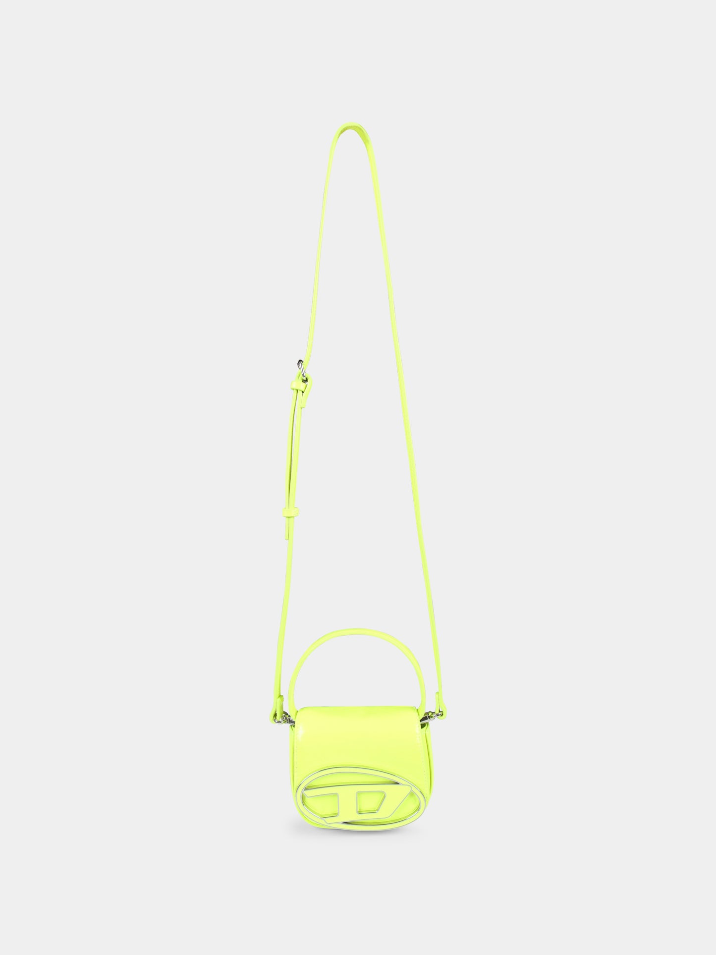 Borsa gialla per bambina con logo,Diesel,J01572 P3193 T3121