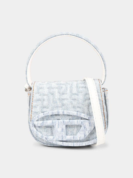 Borsa blu per bambina con logo,Diesel,J01572 P5142 H0918