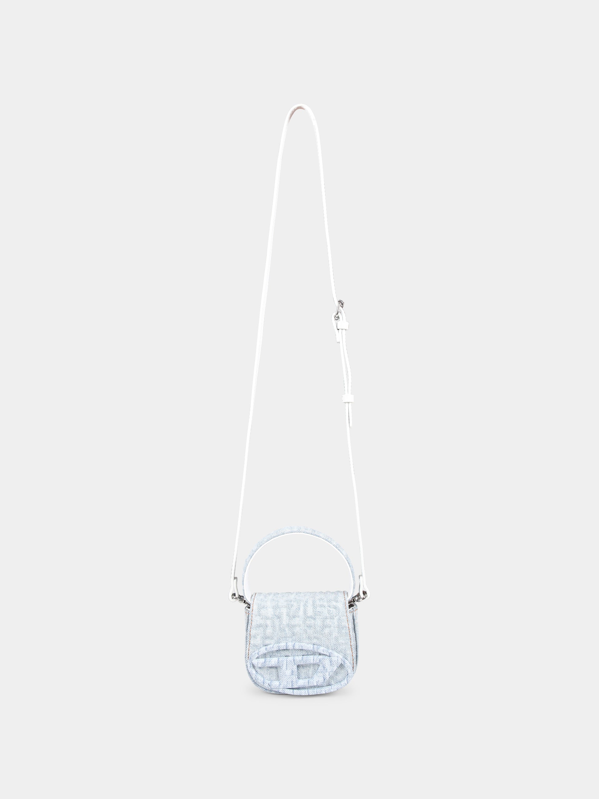 Borsa blu per bambina con logo,Diesel,J01572 P5142 H0918