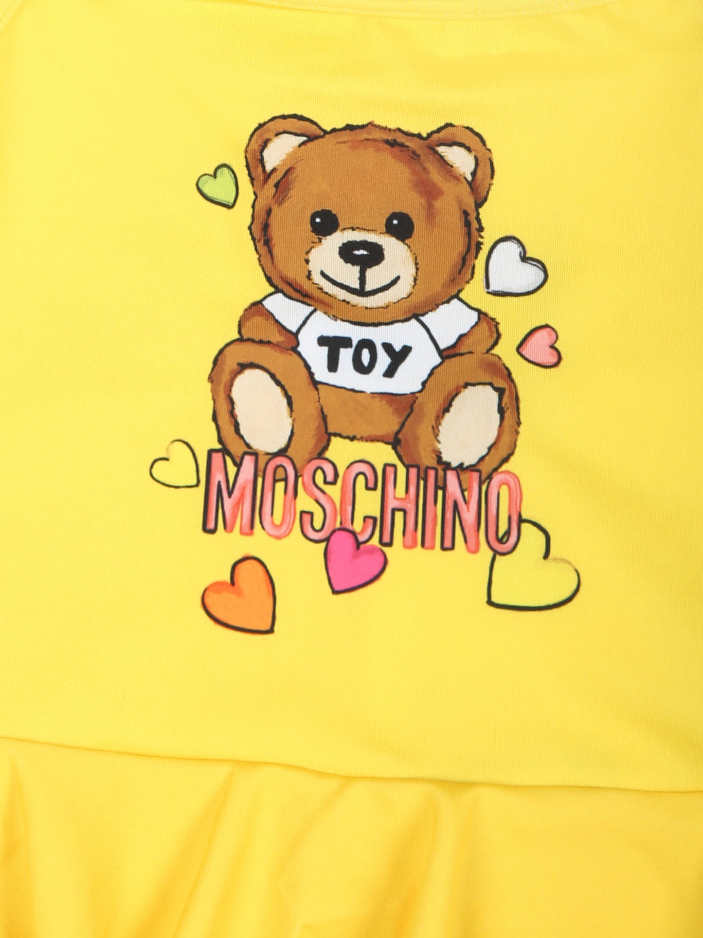 Costume giallo per neonata con Teddy Bear,Moschino Kids,MDL00N LKA00 50162