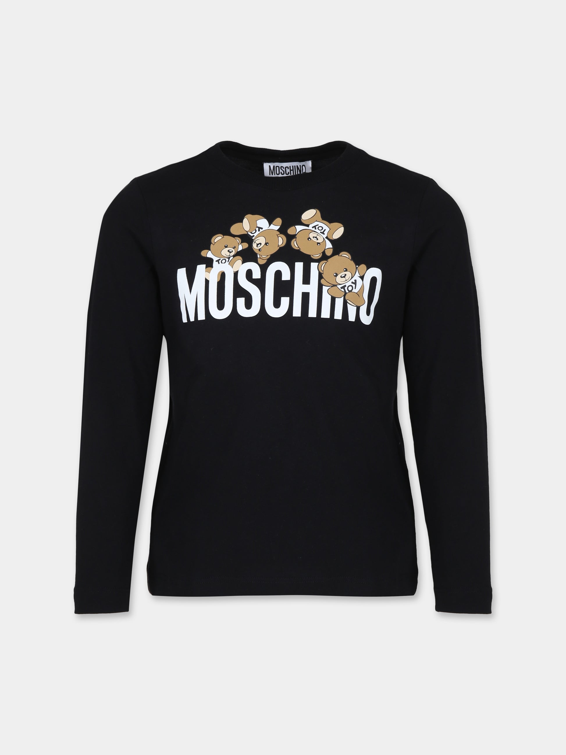 Set t-shirt multicolor per bambini con Teddy Bears,Moschino Kids,HSK024 LAA03 82213