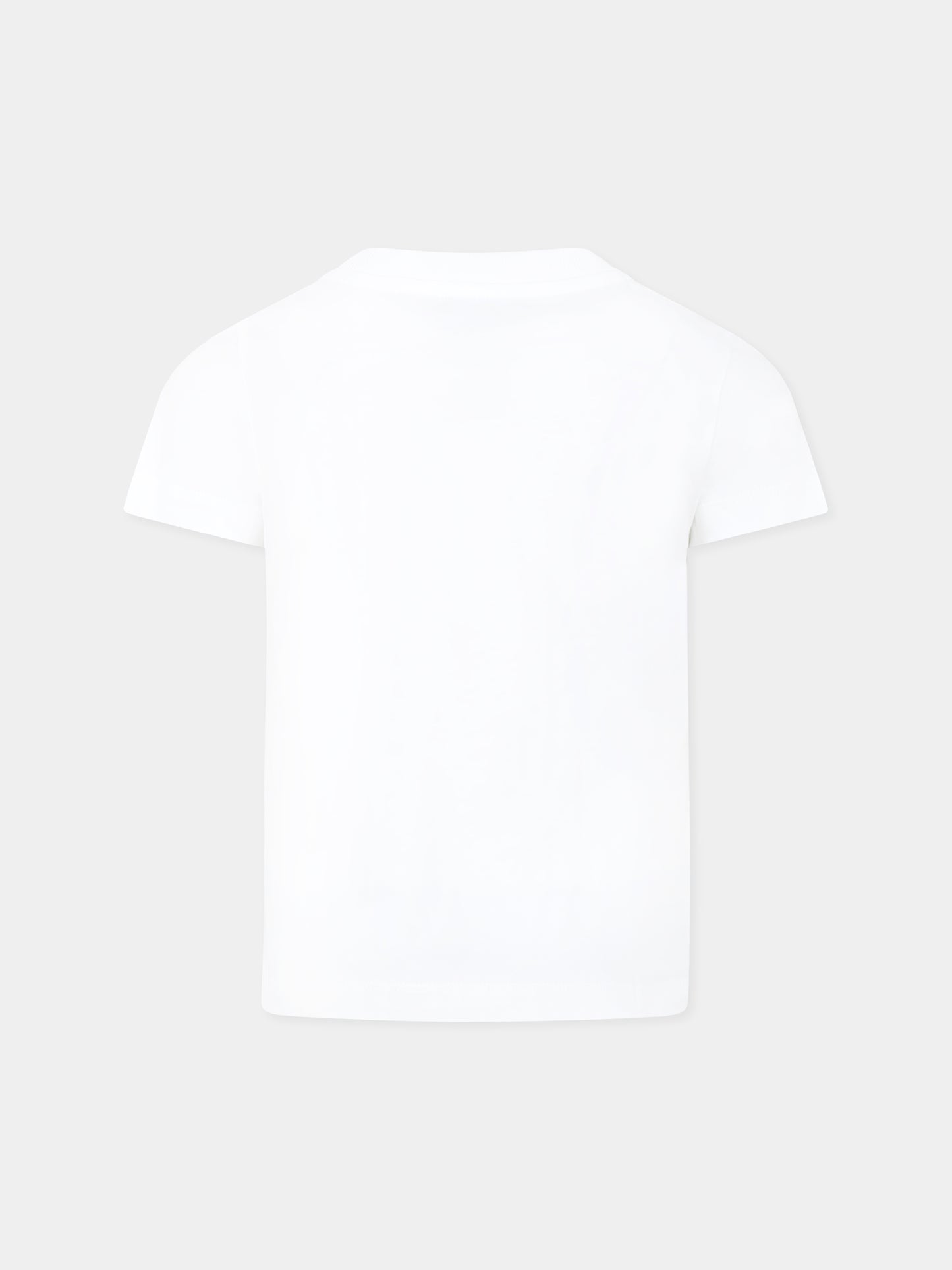 White t-shirt for kids with Teddy Bear