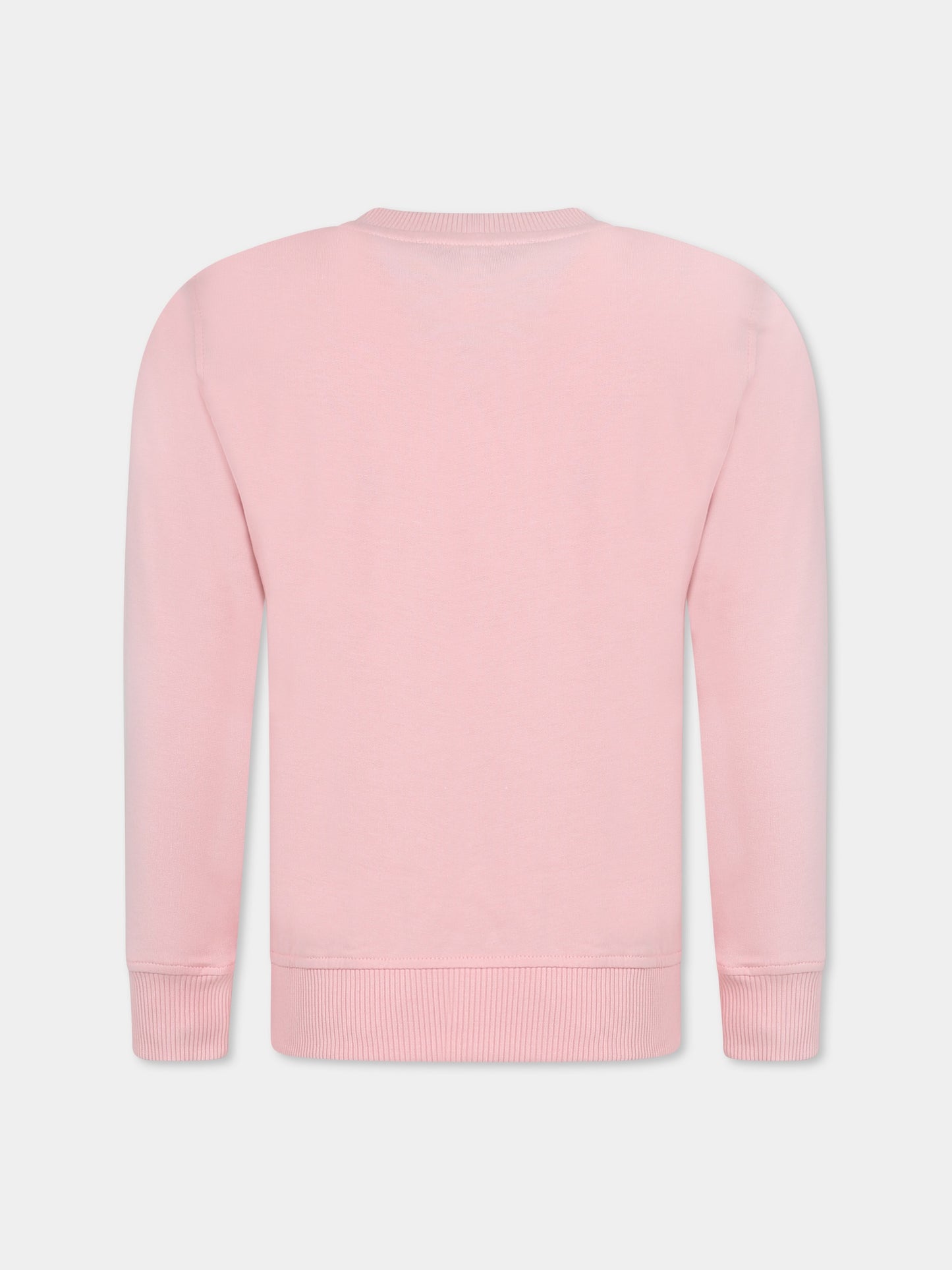 Pink sweatshirt for girl with Teddy Bear