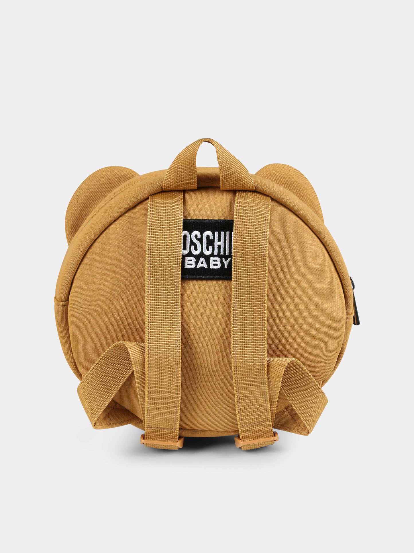 Zaino marrone per bambini a forma di Teddy Bear,Moschino Kids,MUX054 LCA26 20327