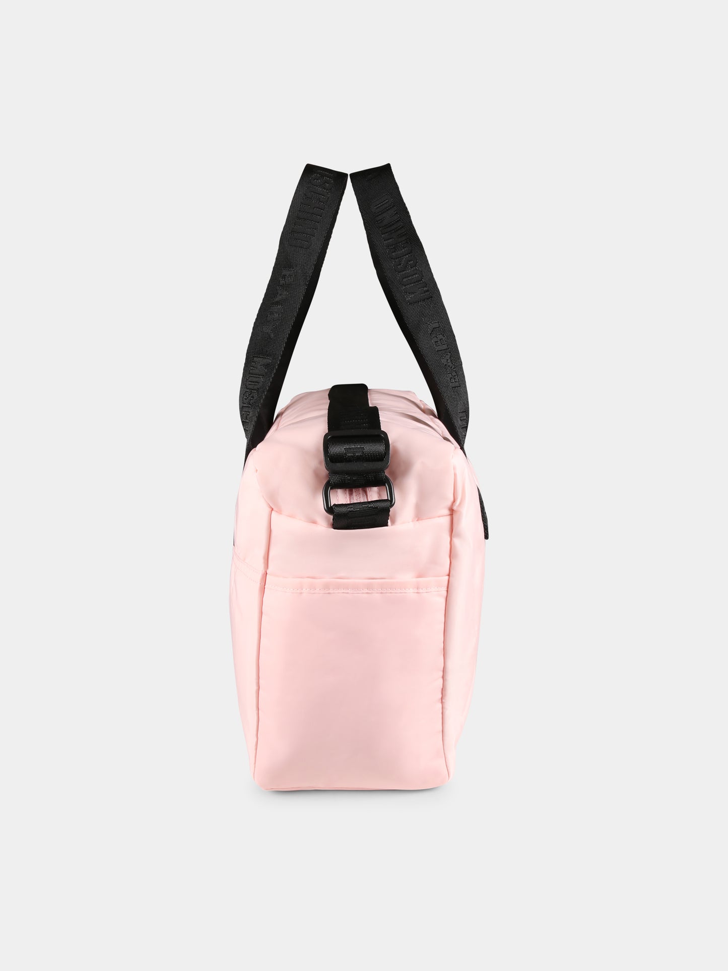 Borsa mamma rosa per neonata con Teddy Bear,Moschino Kids,MUX05C L3A89 50209