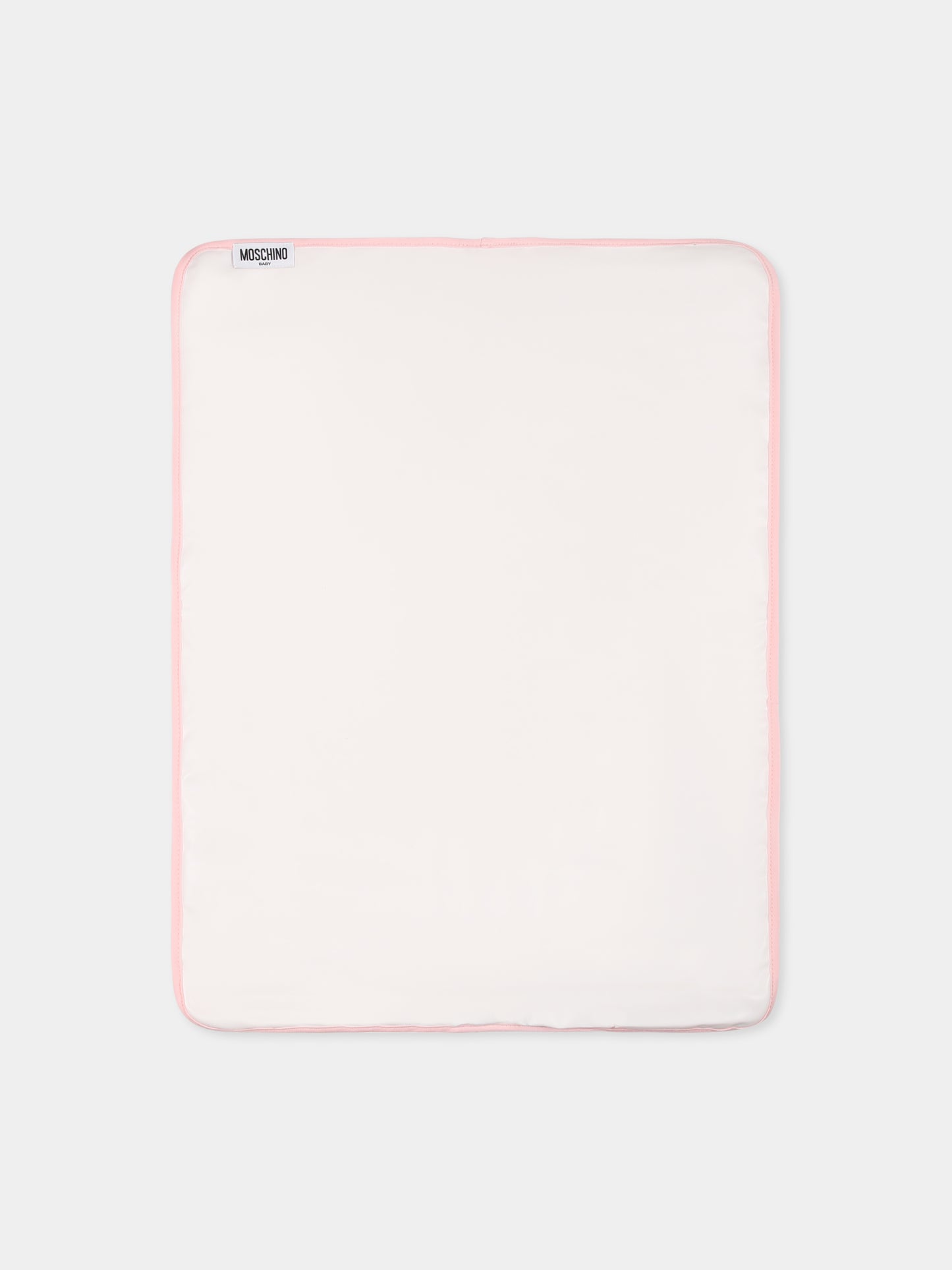 Borsa mamma rosa per neonata con Teddy Bear,Moschino Kids,MUX05C L3A89 50209