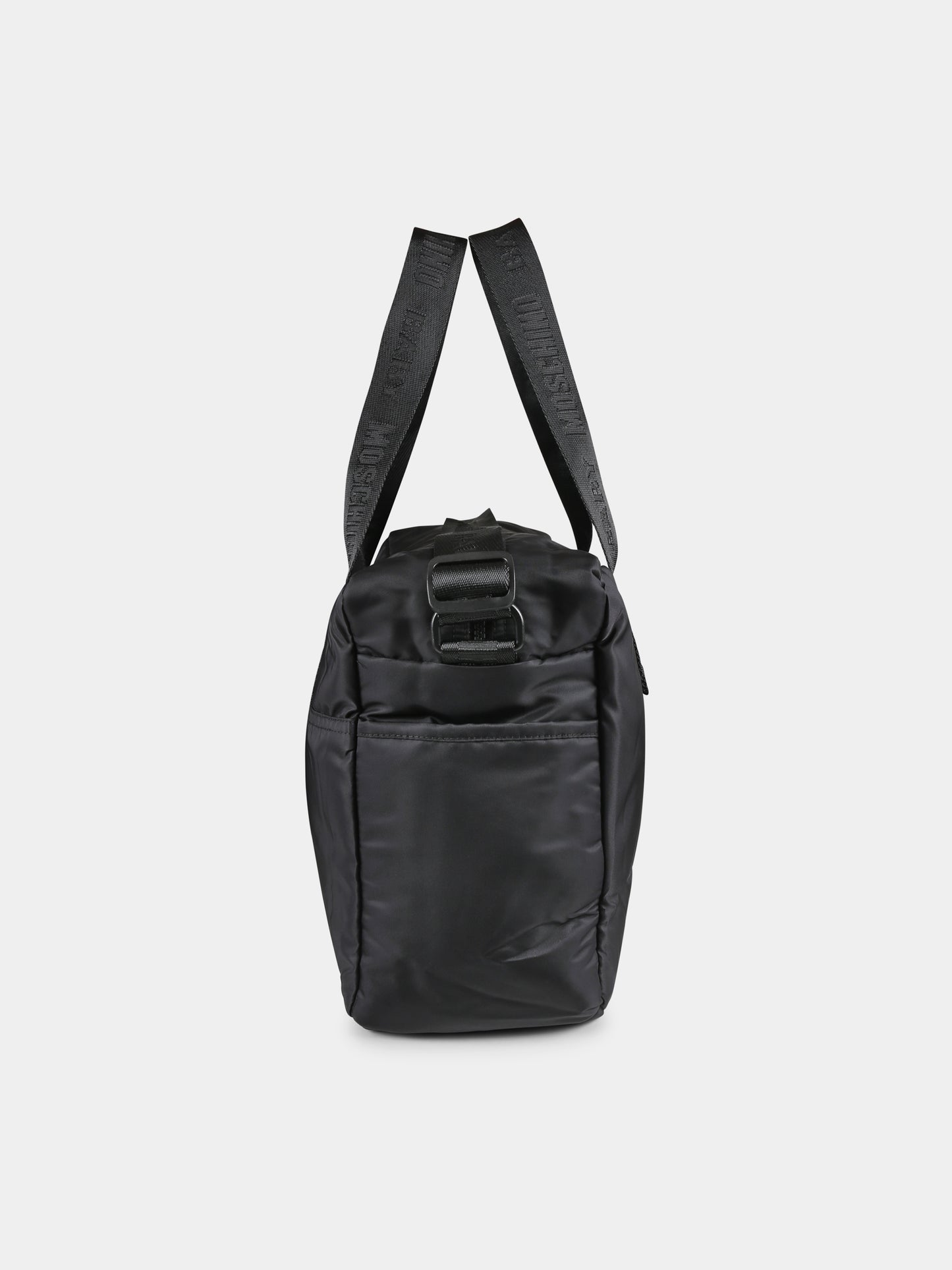 Borsa mamma nera per neonati con Teddy Bear,Moschino Kids,MUX05C L3A89 60100