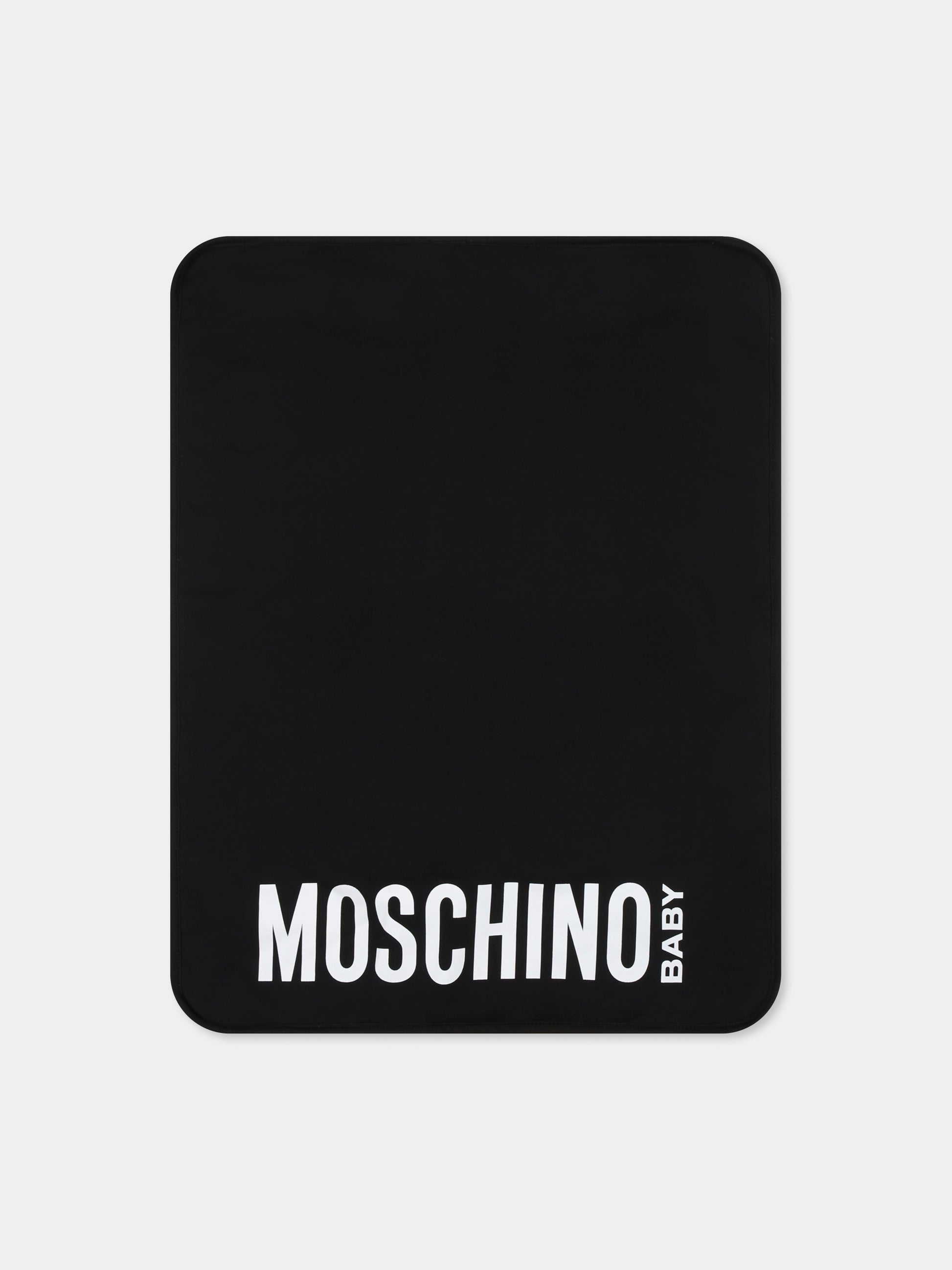 Borsa mamma nera per neonati con Teddy Bear,Moschino Kids,MUX05C L3A89 60100