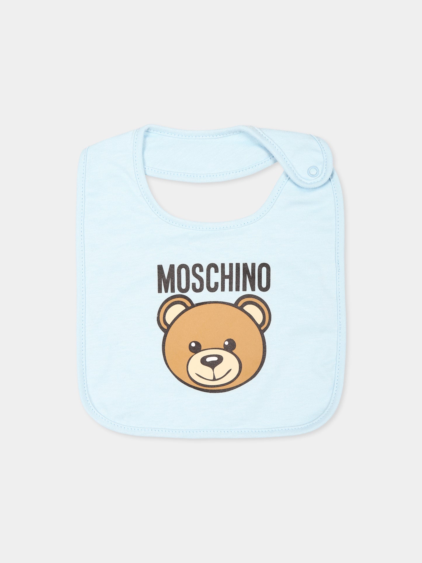 Set accessori celeste per neoanto con Teddy Bear,Moschino Kids,MUY084 LCA19 40304