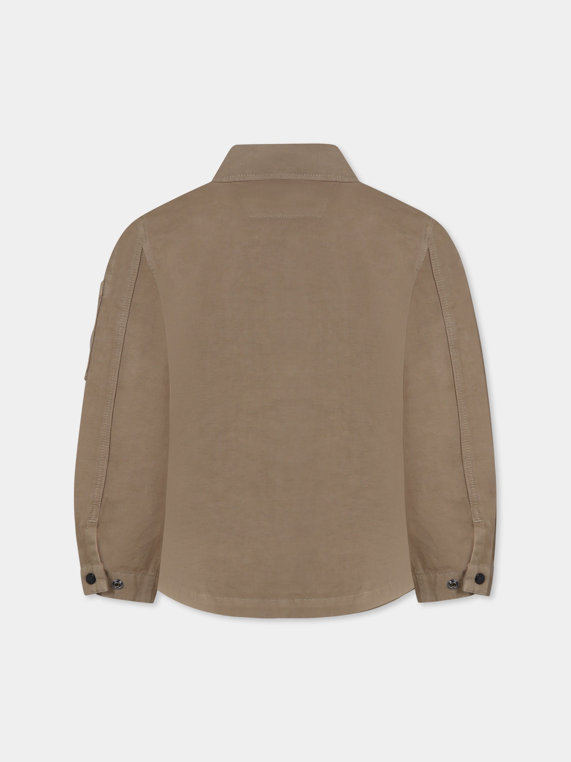 Giubbotto beige per bambino,C. P. Company,CUA001 LZC01 20262