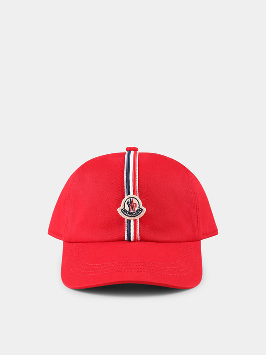 Red hat for boy with logo