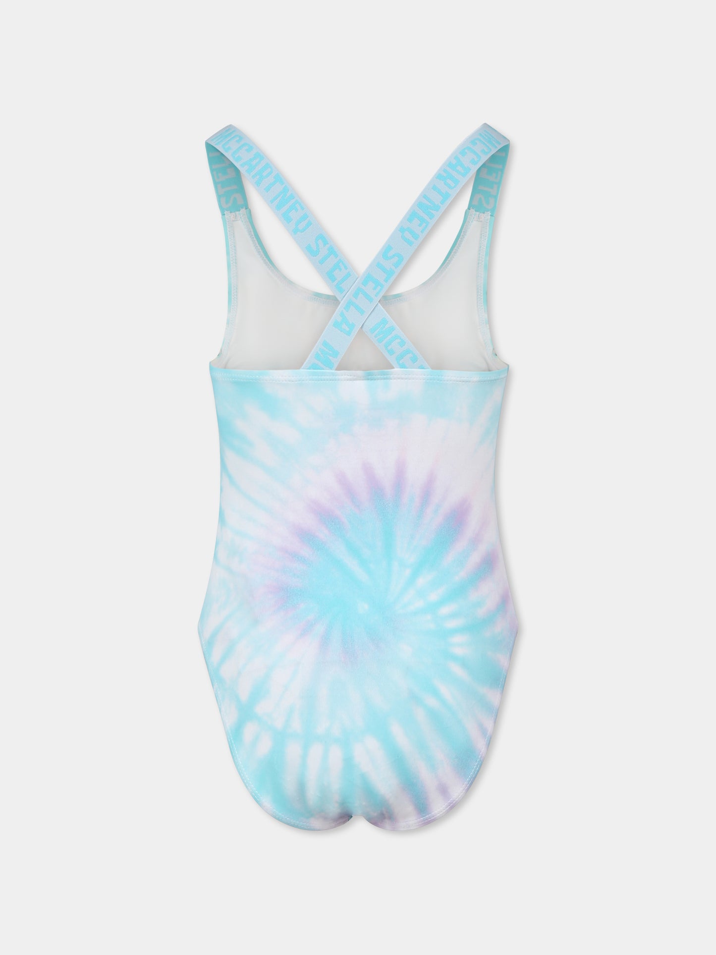 Multicolor swimsuit for girl with SpongeBob