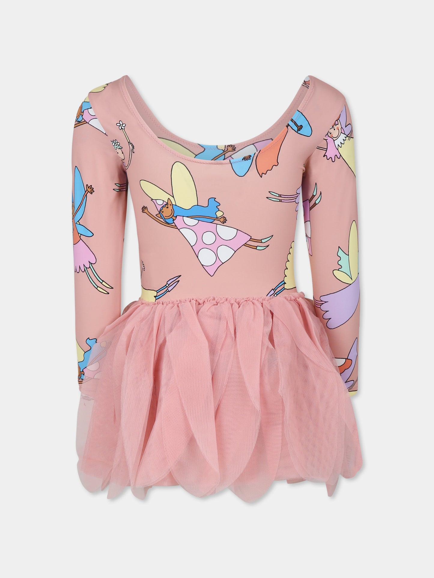 Vestito rosa per bambina con fate,Stella Mccartney Kids,TW1A90 Z2534 51BMC