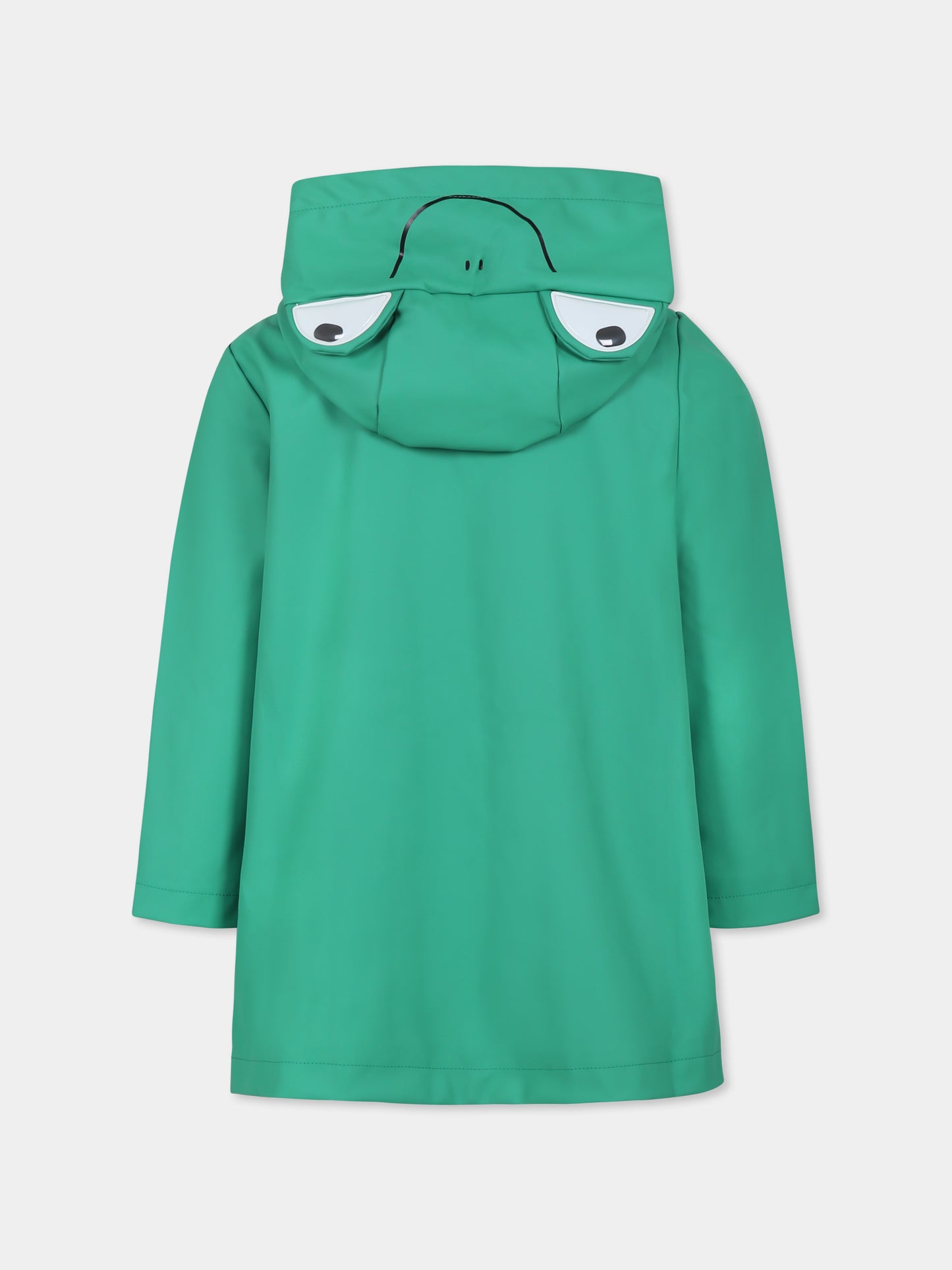 Impermeabile verde per bambino con rana,Stella Mccartney Kids,TW2P11 Z0999 752