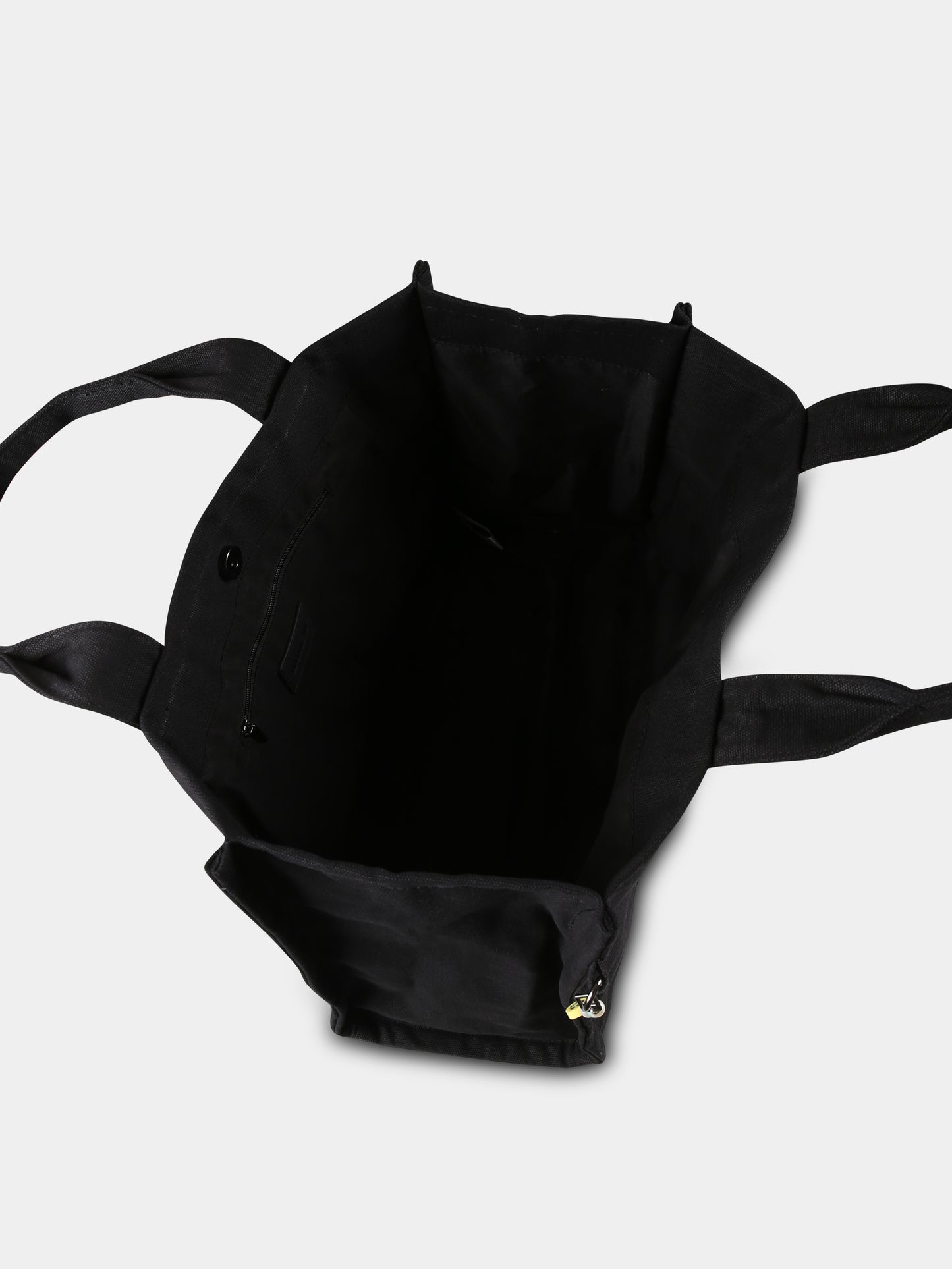 Borsa mare nera per bambina con logo e smile,Barrow,S5BKJGBA171 110